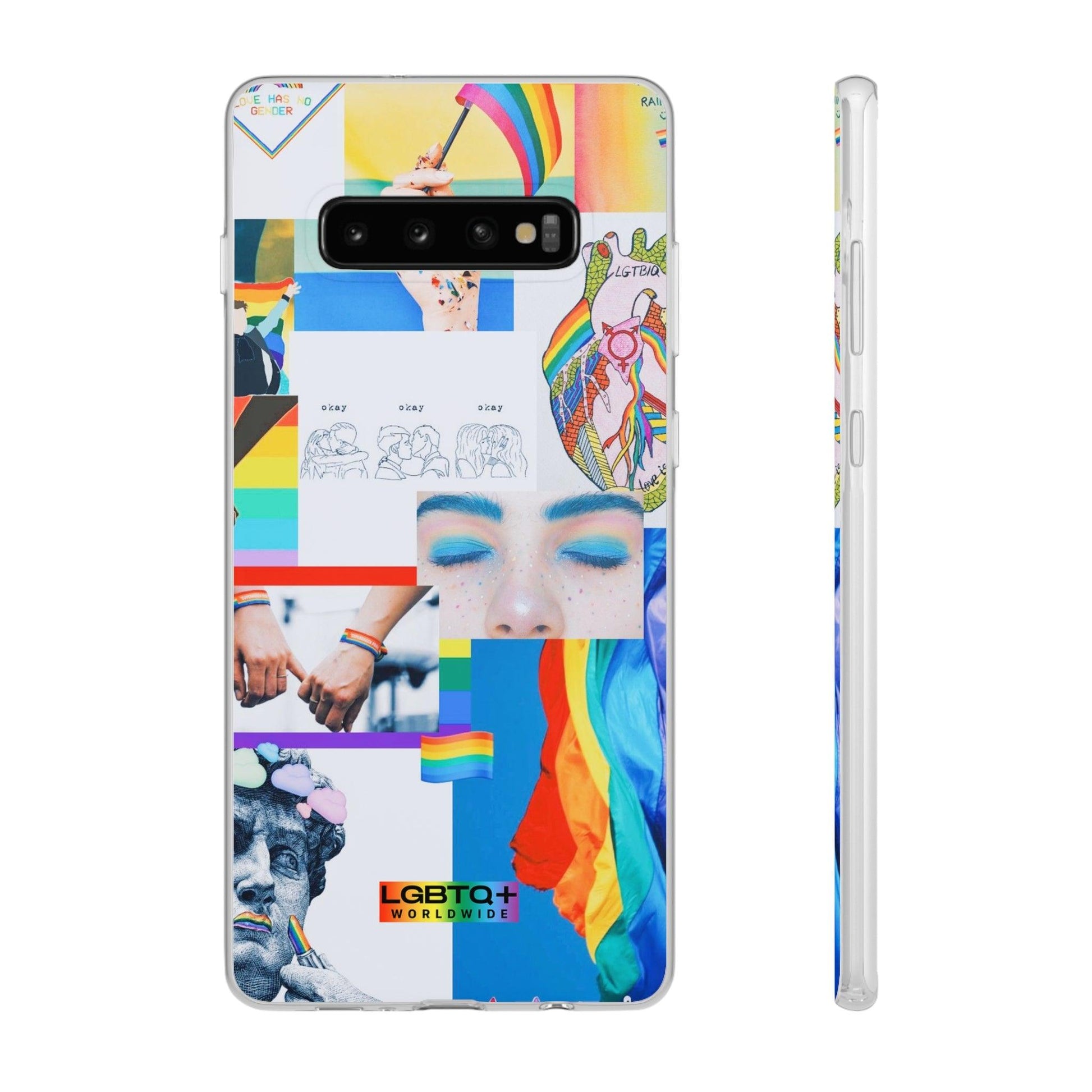 LGBTQWorldwide - ,,SEI FREI" Flexible Handyhülle Accessories, Case, iPhone, iPhone Cases, Phone accessory, Phone Cases, Samsung Cases, silikon, Valentine's Day promotion lgbtq Bekleidung Accessoires unisex Zubehör