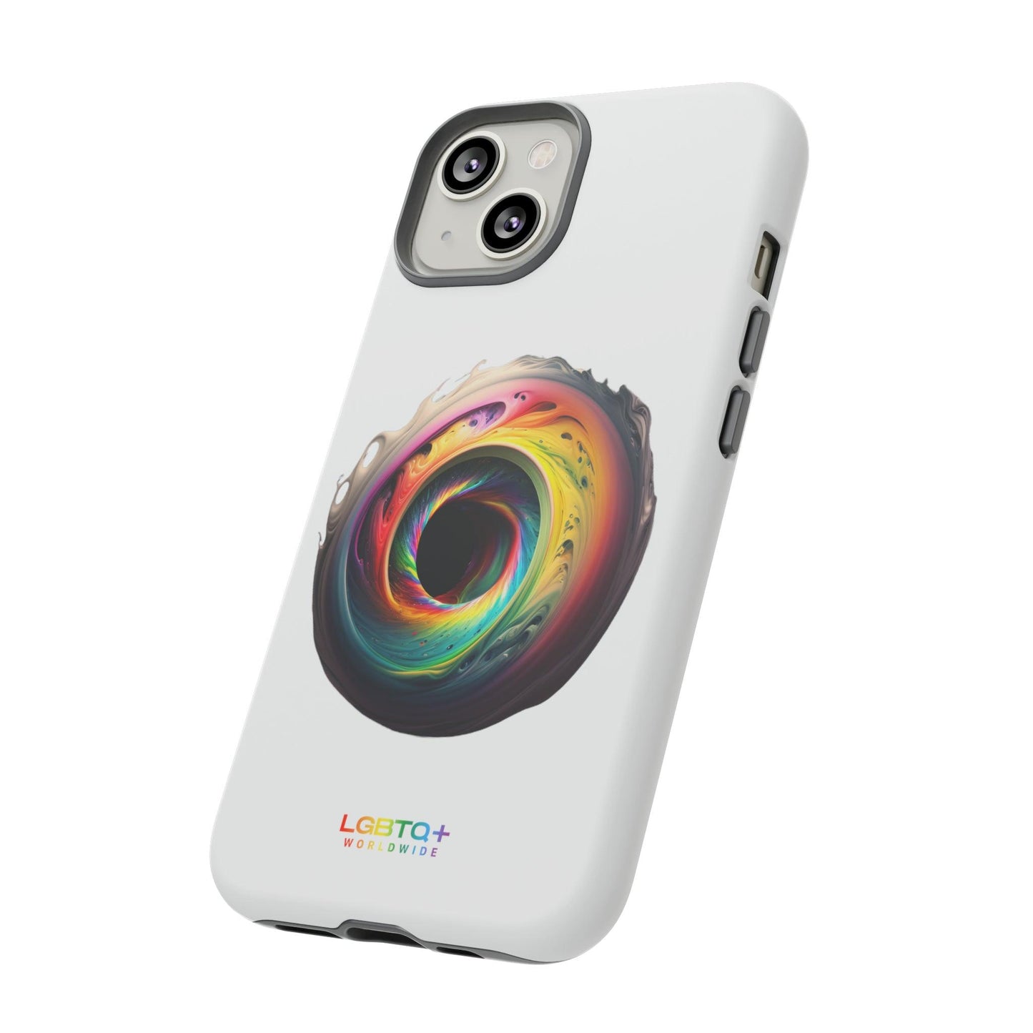 LGBTQWorldwide - ,,SCHWARZES LOCH" Doppelgehäuse Handyhülle Accessories, Glossy, iPhone Cases, Matte, Phone accessory, Phone Cases, Samsung Cases, tough, Valentine's Day Picks lgbtq Bekleidung Accessoires unisex Zubehör