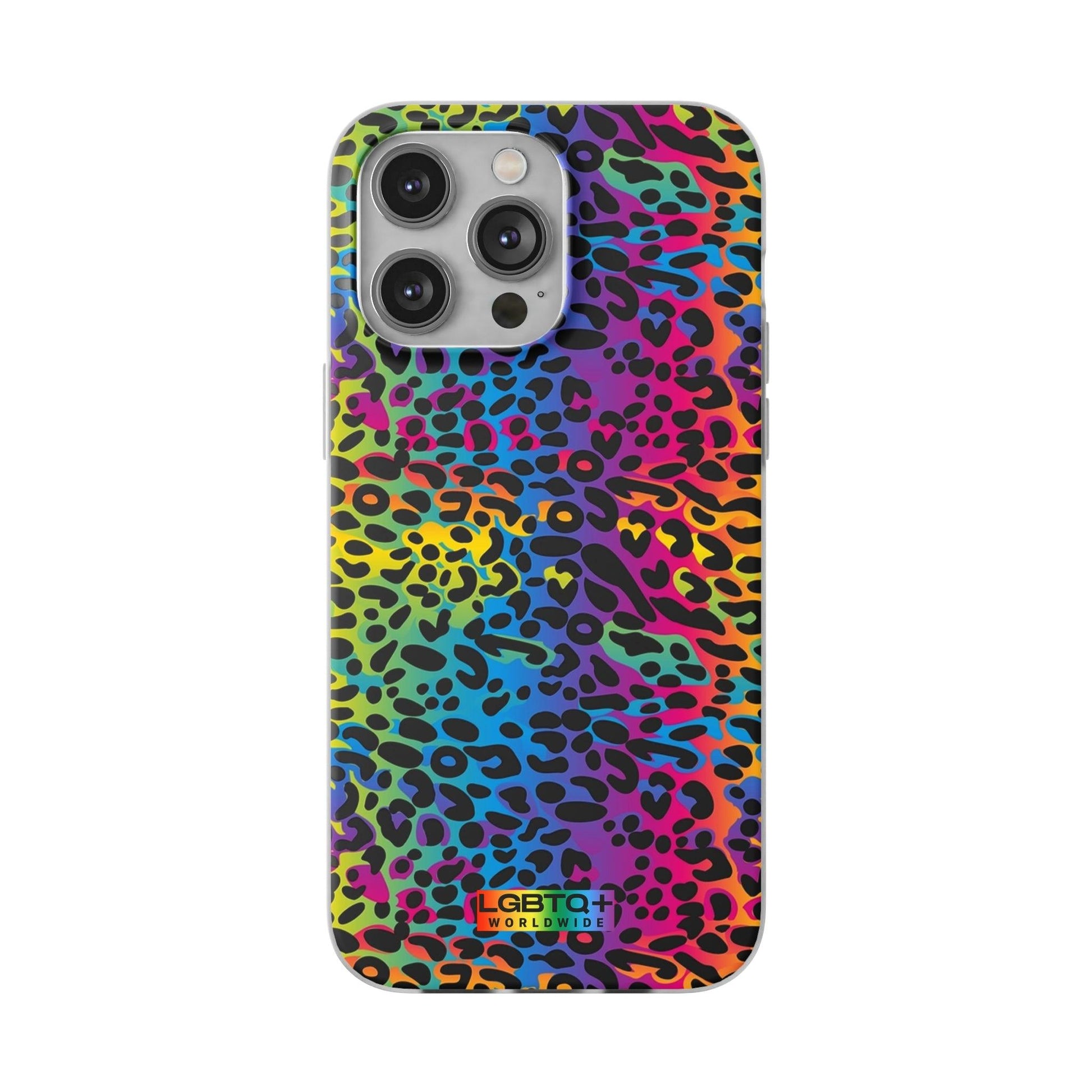 LGBTQWorldwide - ,,LEOPARD" Flexible Handyhülle Accessories, Case, iPhone, iPhone Cases, Phone accessory, Phone Cases, Samsung Cases, silikon, Valentine's Day promotion lgbtq Bekleidung Accessoires unisex Zubehör