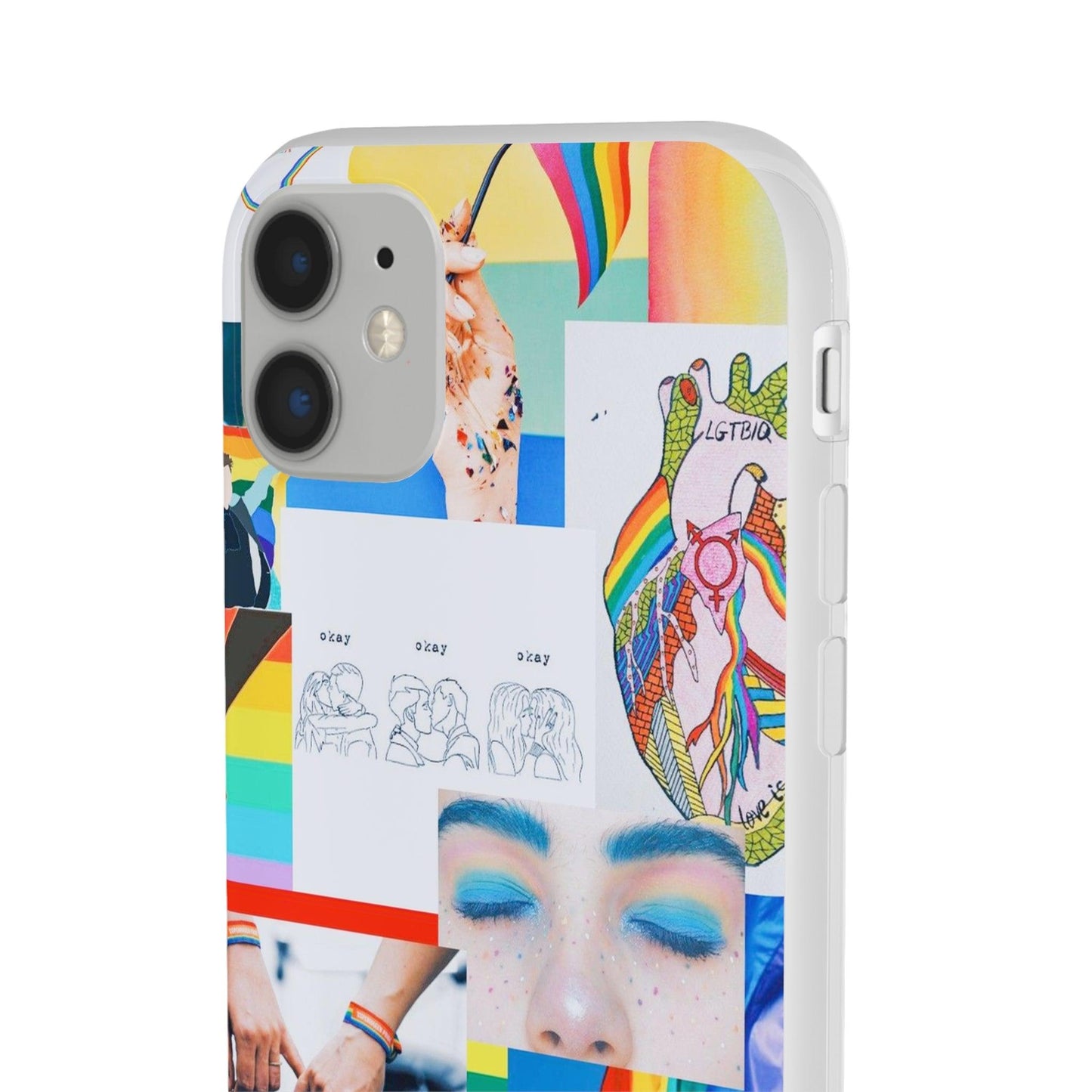 LGBTQWorldwide - ,,SEI FREI" Flexible Handyhülle Accessories, Case, iPhone, iPhone Cases, Phone accessory, Phone Cases, Samsung Cases, silikon, Valentine's Day promotion lgbtq Bekleidung Accessoires unisex Zubehör