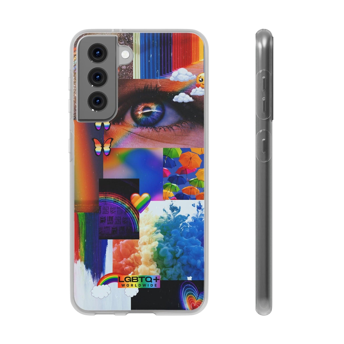 LGBTQWorldwide - ,,VISION" Flexible Handyhülle Accessories, Case, iPhone, iPhone Cases, Phone accessory, Phone Cases, Samsung Cases, silikon, Valentine's Day promotion lgbtq Bekleidung Accessoires unisex Zubehör