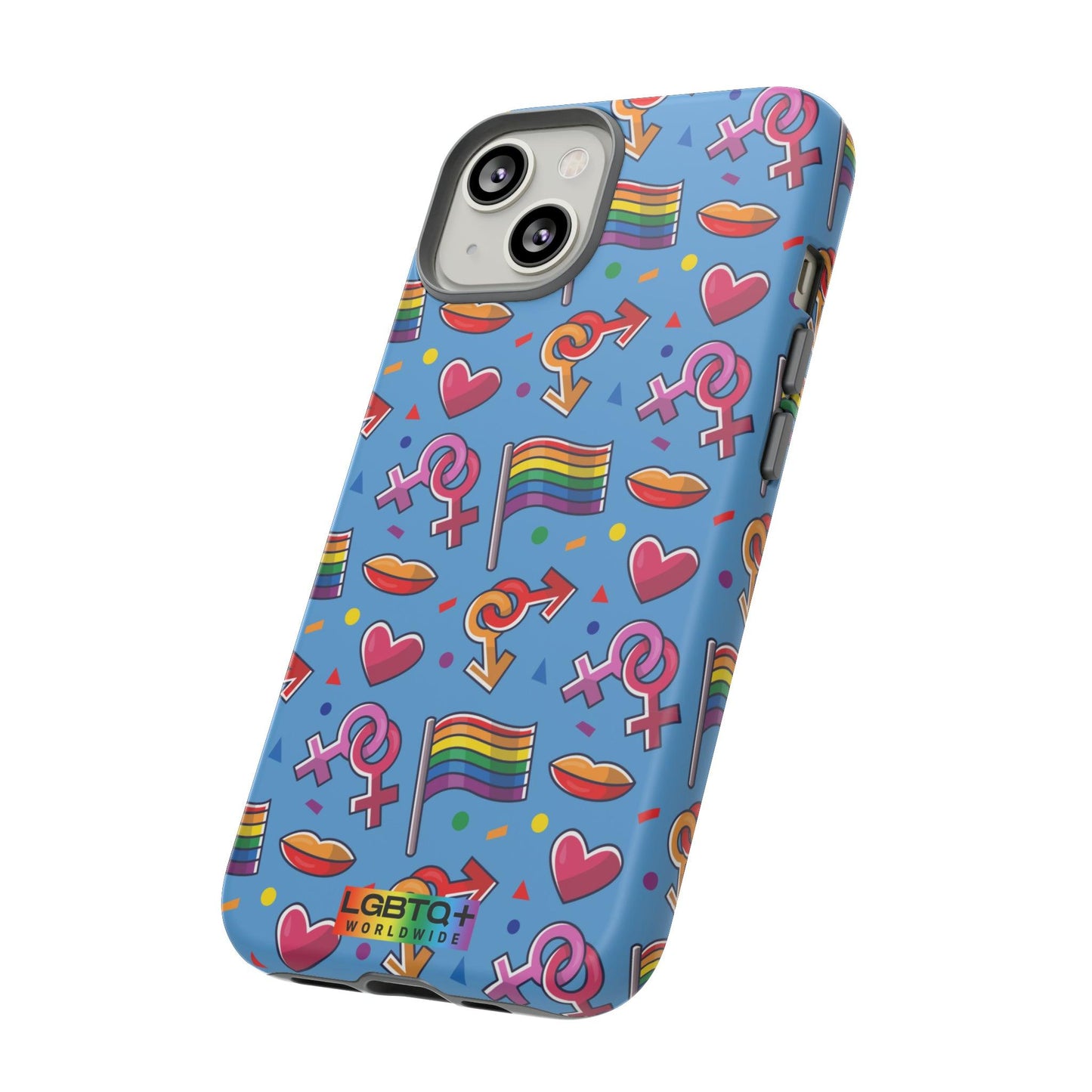 LGBTQWorldwide - ,,FÜHL DICH FREI" Doppelgehäuse Handyhülle Accessories, Glossy, iPhone Cases, Matte, Phone accessory, Phone Cases, Samsung Cases, Thermo, Valentine's Day Picks lgbtq Bekleidung Accessoires unisex Zubehör