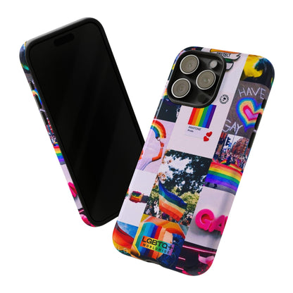 LGBTQWorldwide - ,,REGENBOGEN" Doppelgehäuse Handyhülle Accessories, Glossy, iPhone Cases, Matte, Phone accessory, Phone Cases, Samsung Cases, Thermo, Valentine's Day Picks lgbtq Bekleidung Accessoires unisex Zubehör