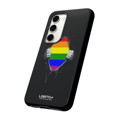 LGBTQWorldwide - ,,SCHWARZES LOCH" Doppelgehäuse Handyhülle Accessories, Glossy, iPhone Cases, Matte, Phone accessory, Phone Cases, Samsung Cases, Thermo, Valentine's Day Picks lgbtq Bekleidung Accessoires unisex Zubehör