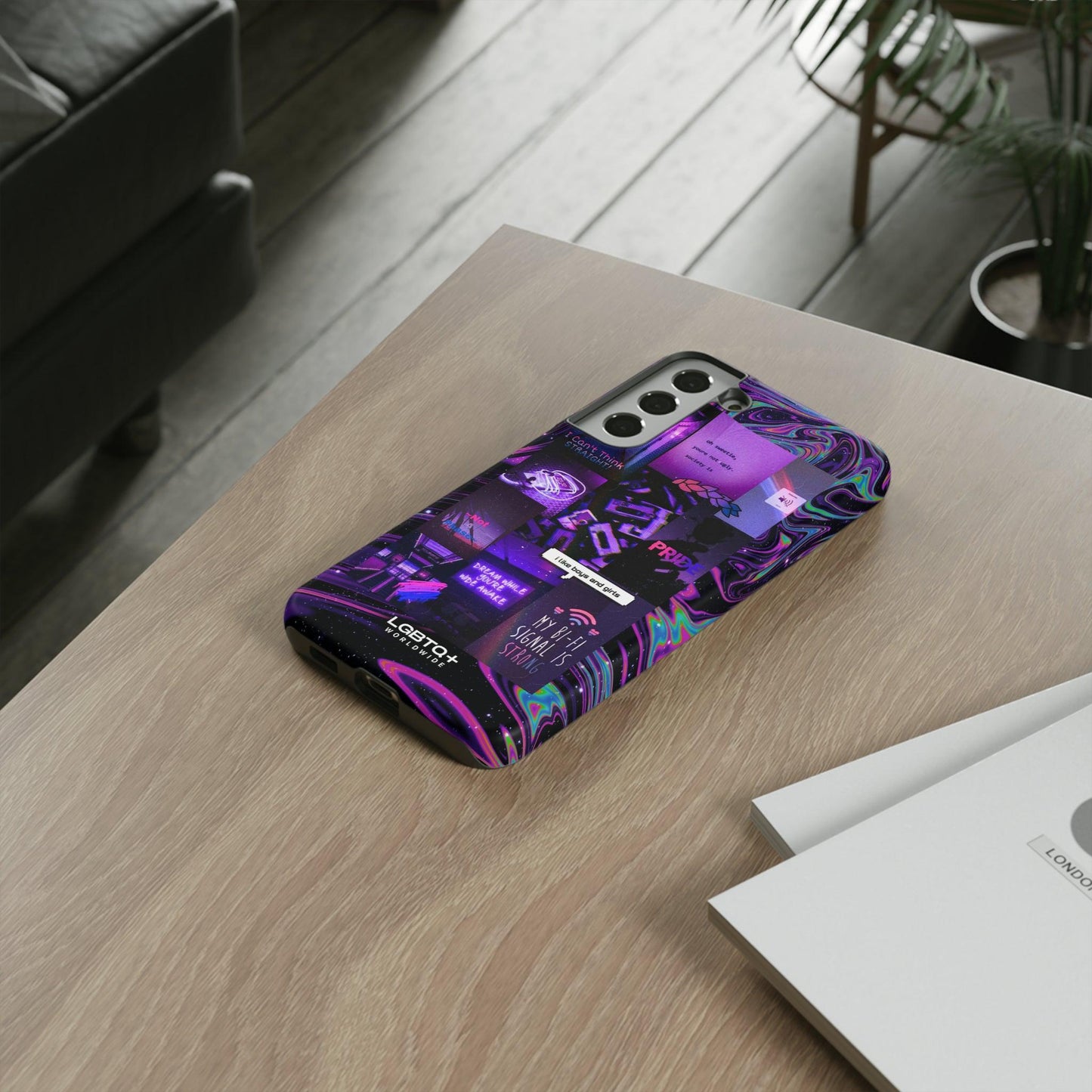 LGBTQWorldwide - ,,SIGNAL" Doppelgehäuse Handyhülle Accessories, Glossy, iPhone Cases, Matte, Phone accessory, Phone Cases, Samsung Cases, Thermo, Valentine's Day Picks lgbtq Bekleidung Accessoires unisex Zubehör