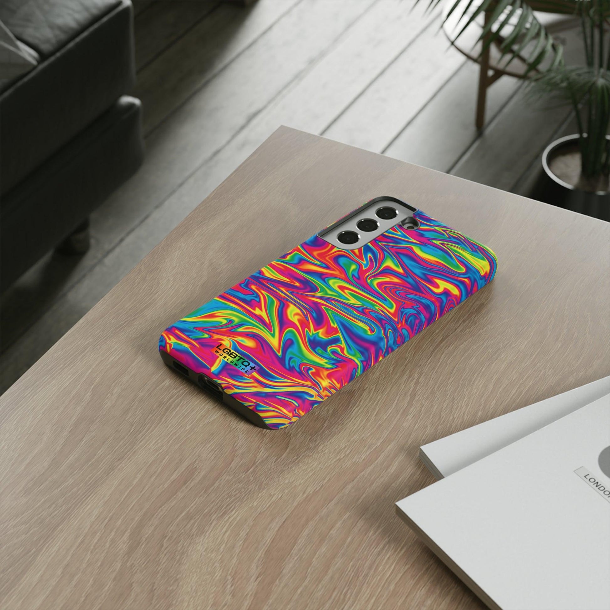 LGBTQWorldwide - ,,ABSTRACT" Doppelgehäuse Handyhülle Accessories, Glossy, iPhone Cases, Matte, Phone accessory, Phone Cases, Samsung Cases, Thermo, Valentine's Day Picks lgbtq Bekleidung Accessoires unisex Zubehör