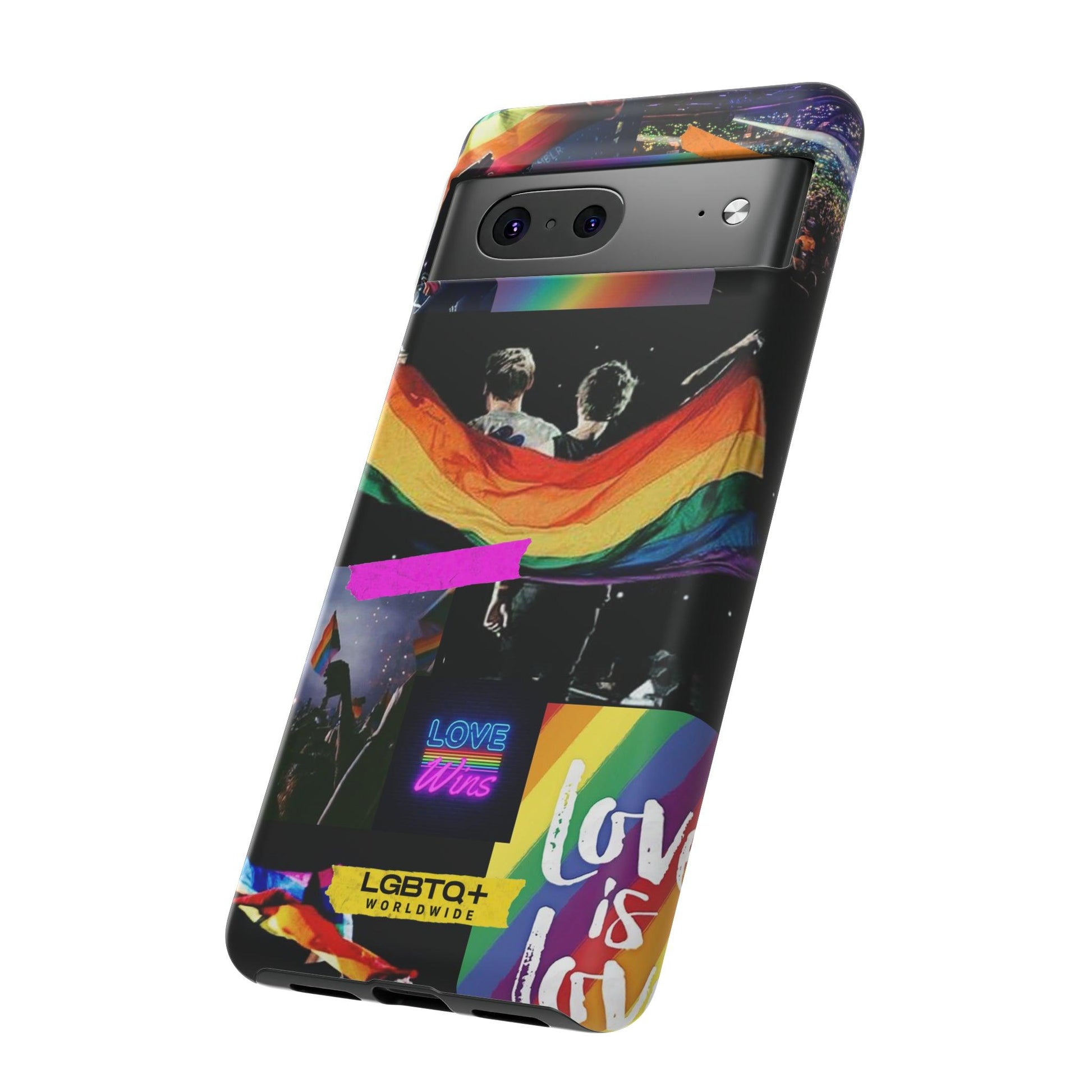 LGBTQWorldwide - ,,COMMUNITY" Doppelgehäuse Handyhülle Accessories, Glossy, iPhone Cases, Matte, Phone accessory, Phone Cases, Samsung Cases, Thermo, Valentine's Day Picks lgbtq Bekleidung Accessoires unisex Zubehör