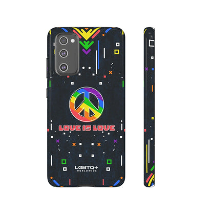 LGBTQWorldwide - ,,PEACE" Doppelgehäuse Handyhülle Accessories, Glossy, iPhone Cases, Matte, Phone accessory, Phone Cases, Samsung Cases, Thermo, Valentine's Day Picks lgbtq Bekleidung Accessoires unisex Zubehör