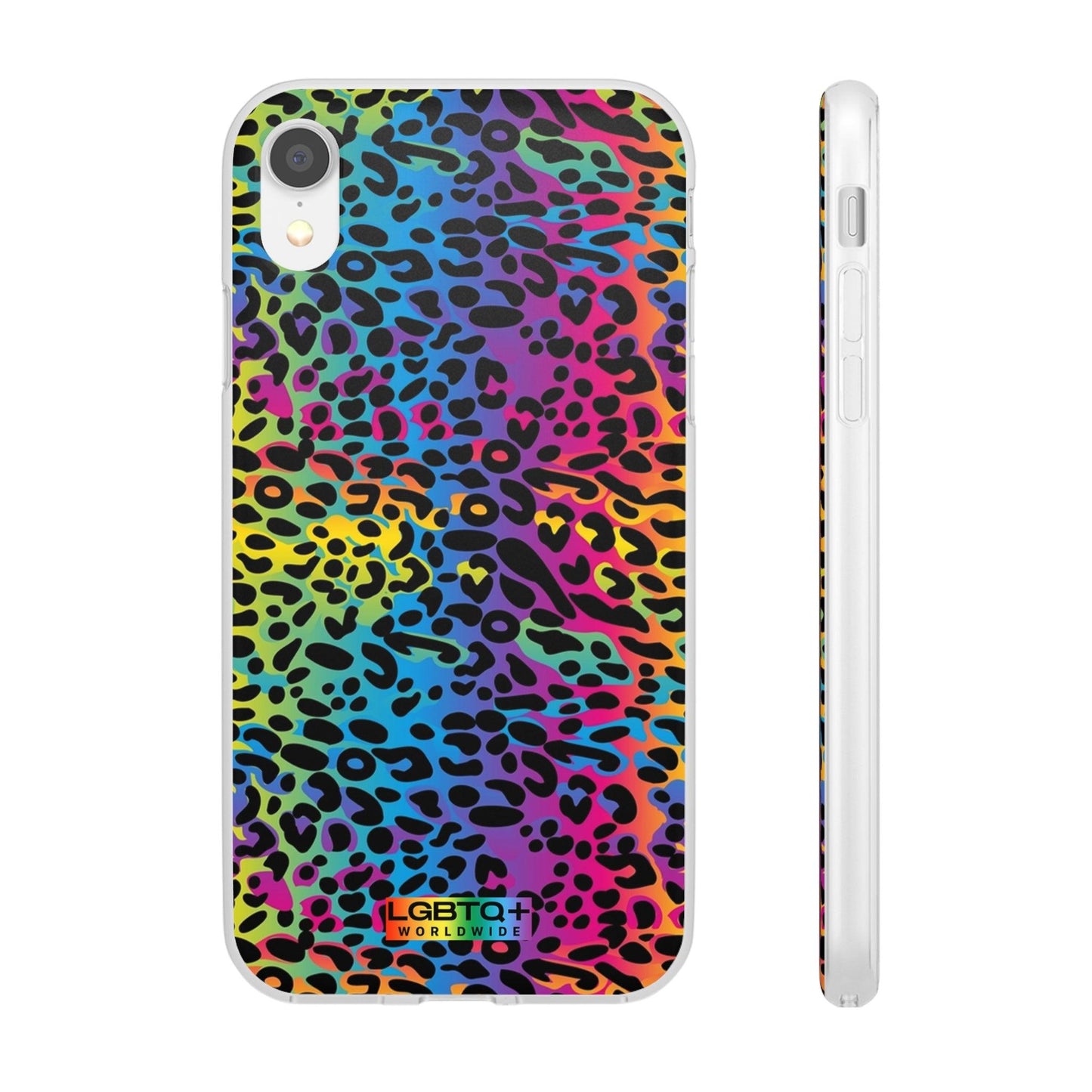 LGBTQWorldwide - ,,LEOPARD" Flexible Handyhülle Accessories, Case, iPhone, iPhone Cases, Phone accessory, Phone Cases, Samsung Cases, silikon, Valentine's Day promotion lgbtq Bekleidung Accessoires unisex Zubehör