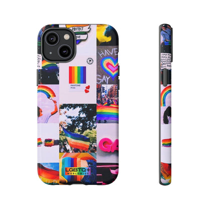 LGBTQWorldwide - ,,REGENBOGEN" Doppelgehäuse Handyhülle Accessories, Glossy, iPhone Cases, Matte, Phone accessory, Phone Cases, Samsung Cases, Thermo, Valentine's Day Picks lgbtq Bekleidung Accessoires unisex Zubehör