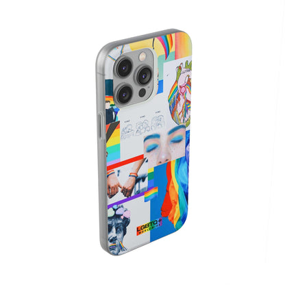 LGBTQWorldwide - ,,SEI FREI" Flexible Handyhülle Accessories, Case, iPhone, iPhone Cases, Phone accessory, Phone Cases, Samsung Cases, silikon, Valentine's Day promotion lgbtq Bekleidung Accessoires unisex Zubehör