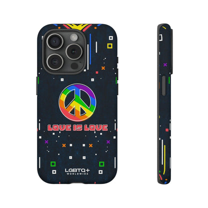 LGBTQWorldwide - ,,PEACE" Doppelgehäuse Handyhülle Accessories, Glossy, iPhone Cases, Matte, Phone accessory, Phone Cases, Samsung Cases, Thermo, Valentine's Day Picks lgbtq Bekleidung Accessoires unisex Zubehör