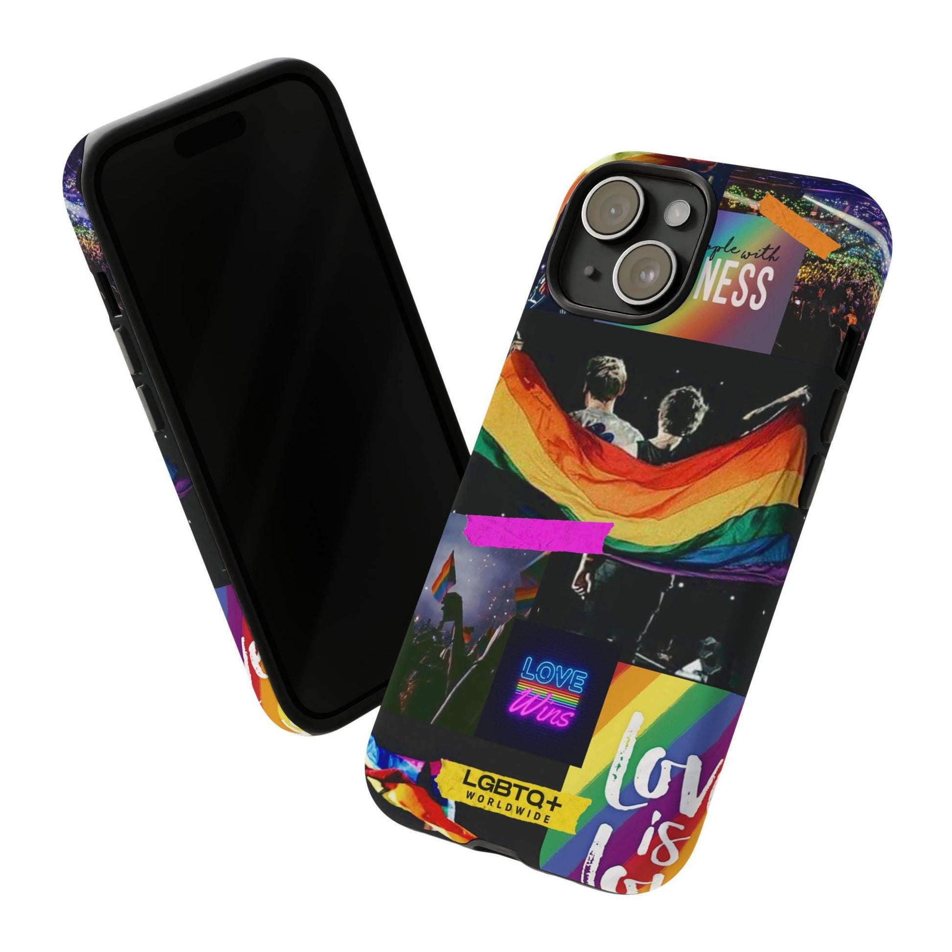 LGBTQWorldwide - ,,COMMUNITY" Doppelgehäuse Handyhülle Accessories, Glossy, iPhone Cases, Matte, Phone accessory, Phone Cases, Samsung Cases, Thermo, Valentine's Day Picks lgbtq Bekleidung Accessoires unisex Zubehör