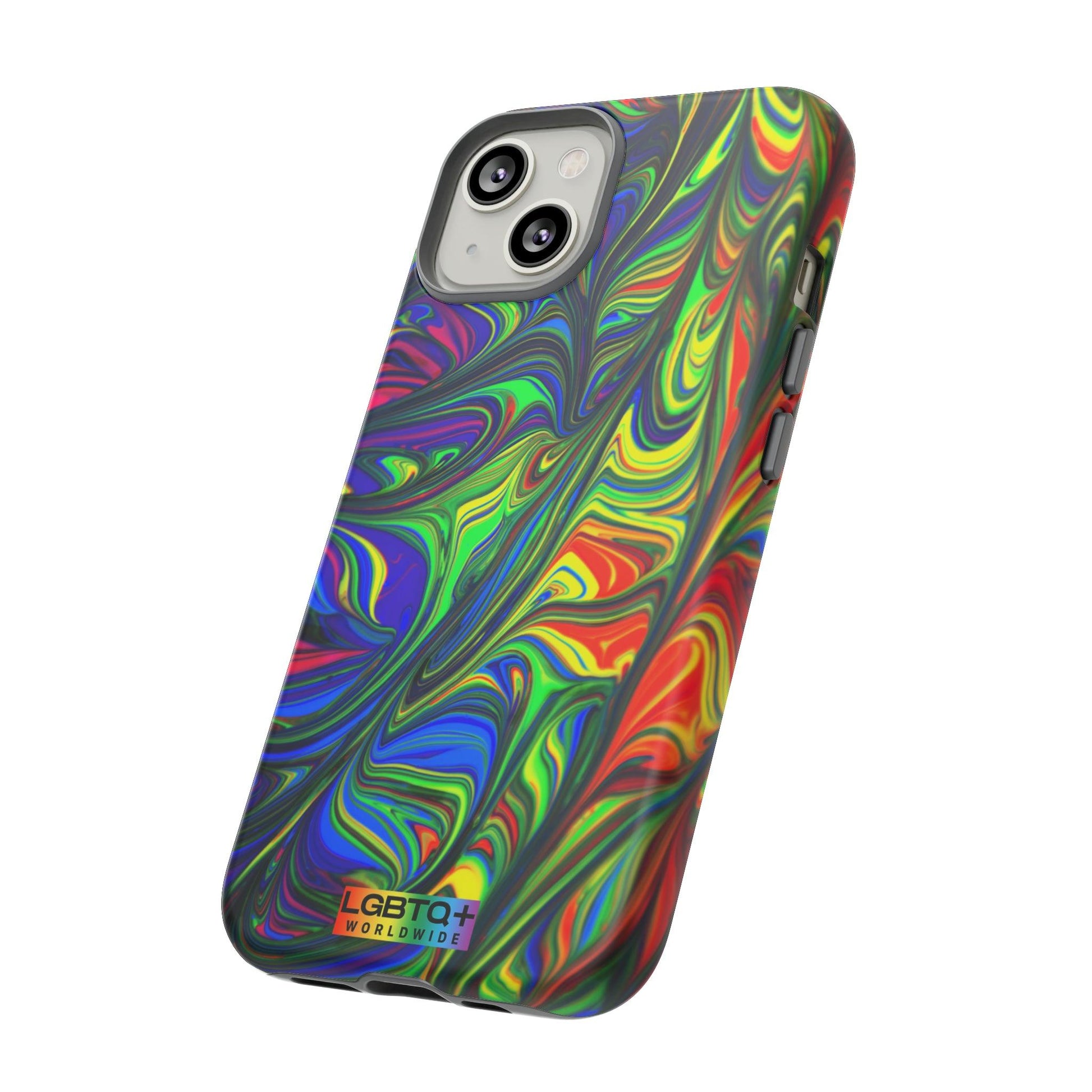 LGBTQWorldwide - ,,ILLUSION" Doppelgehäuse Handyhülle Accessories, Glossy, iPhone Cases, Matte, Phone accessory, Phone Cases, Samsung Cases, Thermo, Valentine's Day Picks lgbtq Bekleidung Accessoires unisex Zubehör