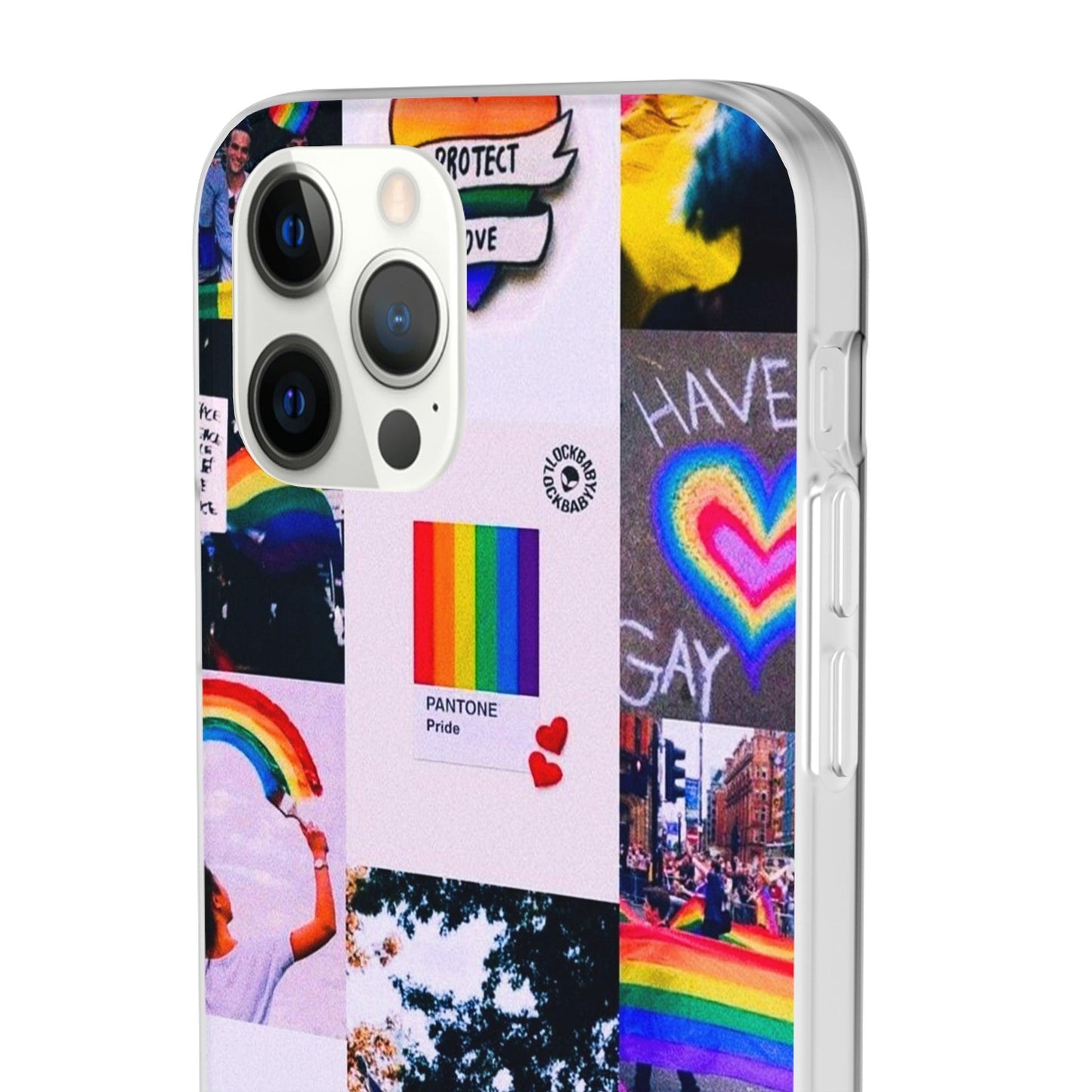 LGBTQWorldwide - ,,REGENBOGEN" Flexible Handyhülle Accessories, Case, iPhone, iPhone Cases, Phone accessory, Phone Cases, Samsung Cases, silikon, Valentine's Day promotion lgbtq Bekleidung Accessoires unisex Zubehör