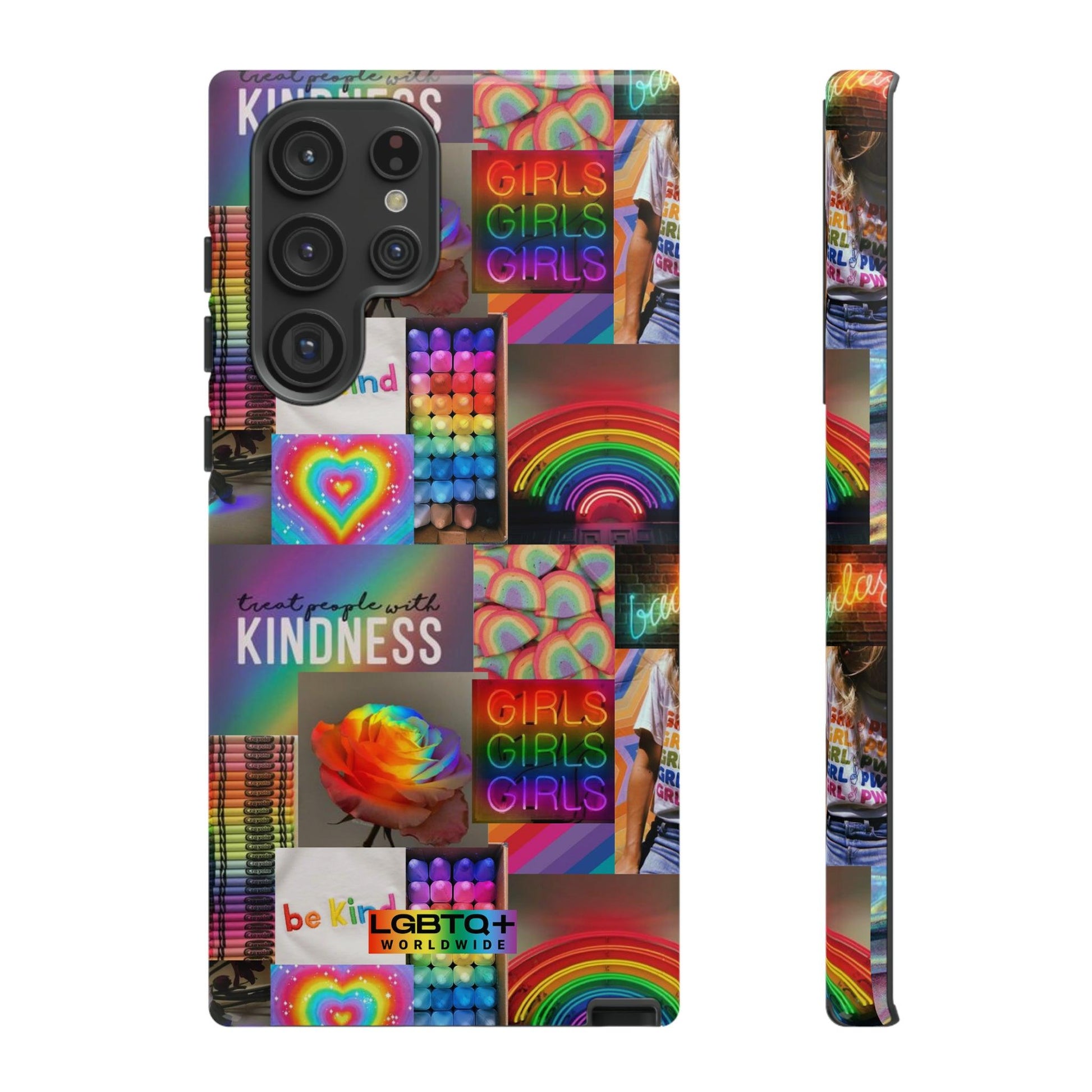 LGBTQWorldwide - ,,FREUNDLICH" Doppelgehäuse Handyhülle Accessories, Glossy, iPhone Cases, Matte, Phone accessory, Phone Cases, Samsung Cases, Thermo, Valentine's Day Picks lgbtq Bekleidung Accessoires unisex Zubehör