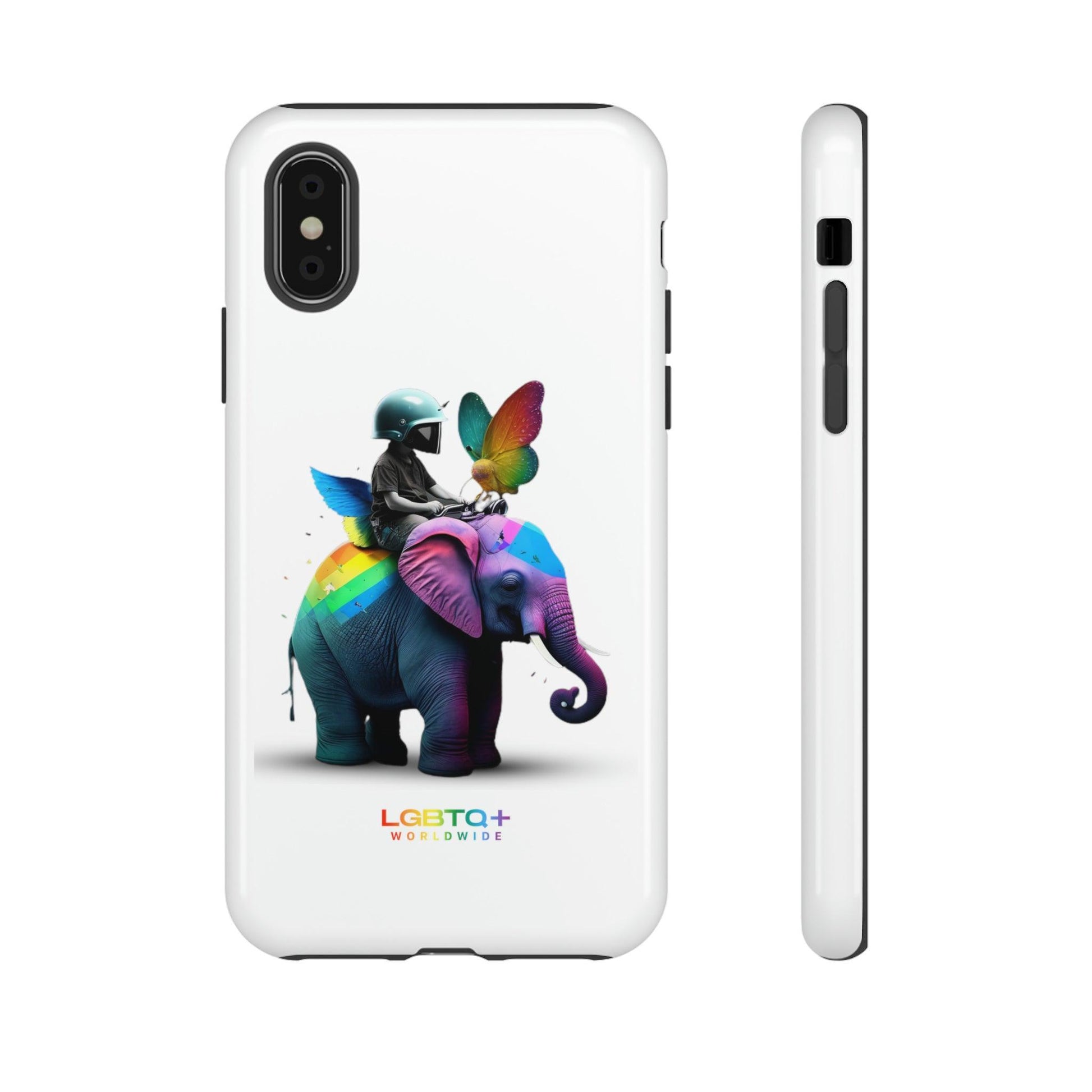 LGBTQWorldwide - ,,SCHMETTERLING" Doppelgehäuse Handyhülle Accessories, Glossy, iPhone Cases, Matte, Phone accessory, Phone Cases, Samsung Cases, tough, Valentine's Day Picks lgbtq Bekleidung Accessoires unisex Zubehör