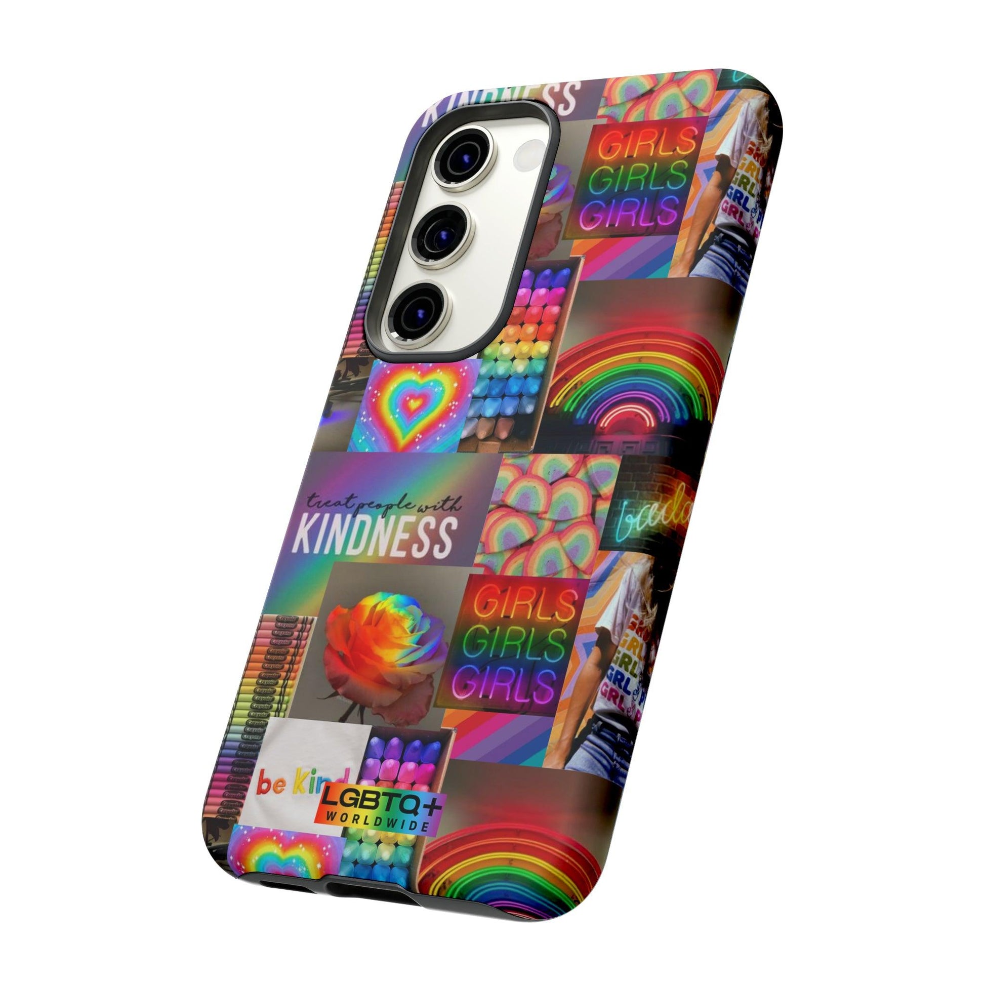 LGBTQWorldwide - ,,FREUNDLICH" Doppelgehäuse Handyhülle Accessories, Glossy, iPhone Cases, Matte, Phone accessory, Phone Cases, Samsung Cases, Thermo, Valentine's Day Picks lgbtq Bekleidung Accessoires unisex Zubehör