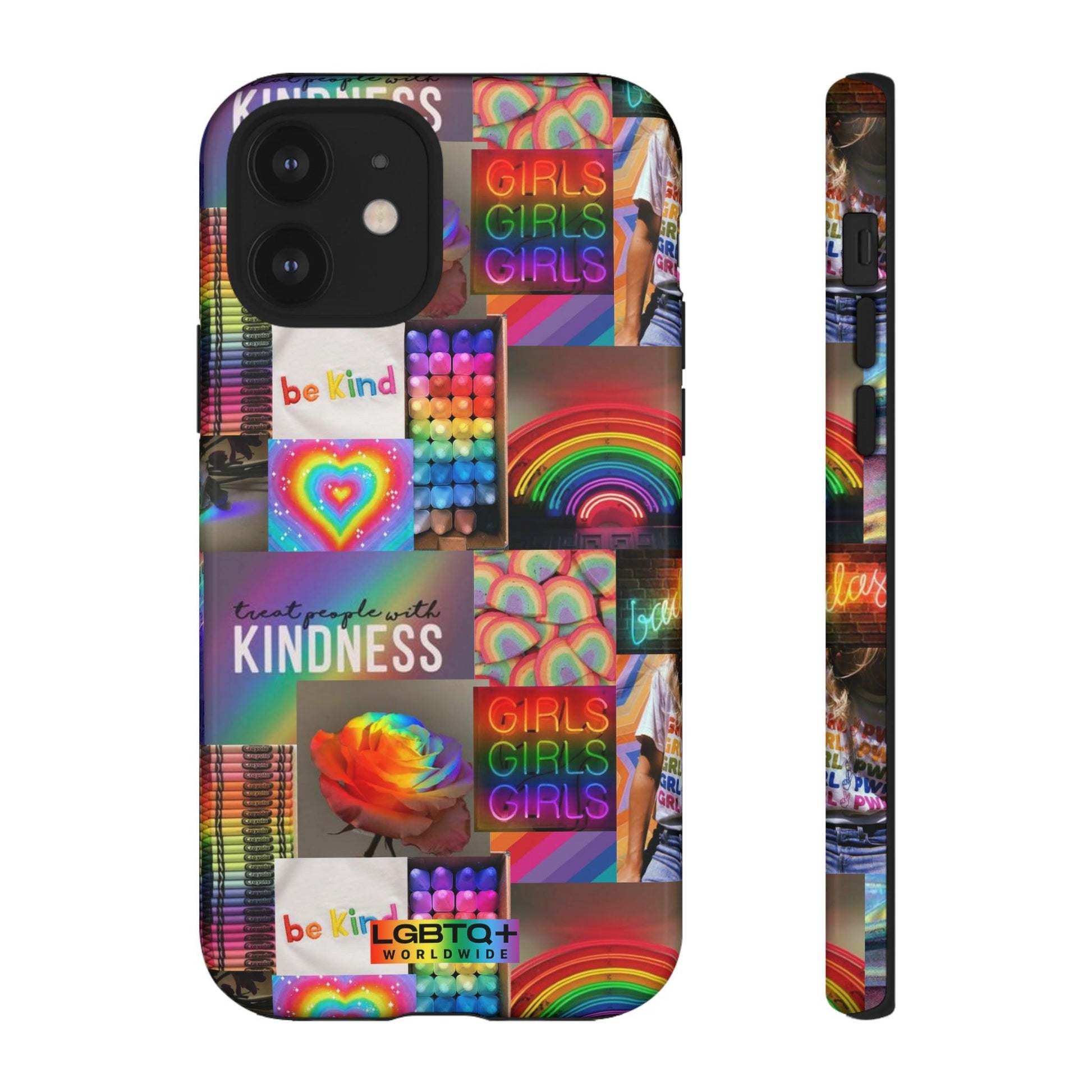 LGBTQWorldwide - ,,FREUNDLICH" Doppelgehäuse Handyhülle Accessories, Glossy, iPhone Cases, Matte, Phone accessory, Phone Cases, Samsung Cases, Thermo, Valentine's Day Picks lgbtq Bekleidung Accessoires unisex Zubehör