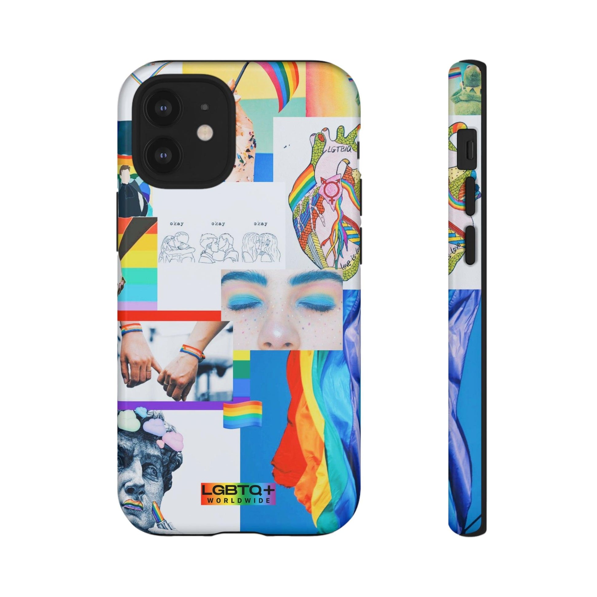 LGBTQWorldwide - ,,LEBEN"Doppelgehäuse Handyhülle Accessories, Glossy, iPhone Cases, Matte, Phone accessory, Phone Cases, Samsung Cases, Thermo, Valentine's Day Picks lgbtq Bekleidung Accessoires unisex Zubehör