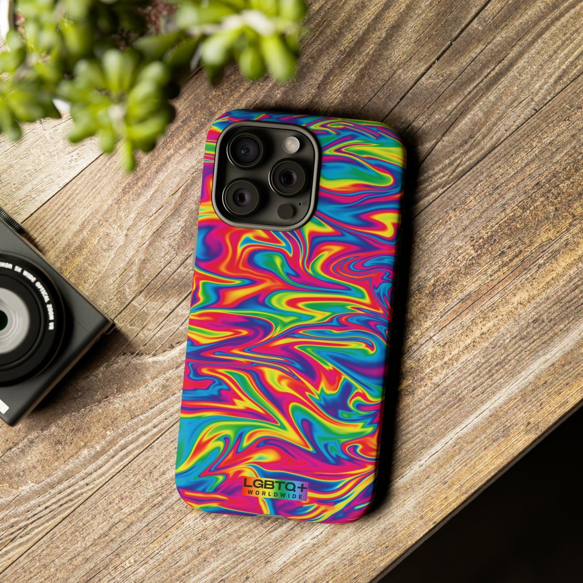 LGBTQWorldwide - ,,ABSTRACT" Doppelgehäuse Handyhülle Accessories, Glossy, iPhone Cases, Matte, Phone accessory, Phone Cases, Samsung Cases, Thermo, Valentine's Day Picks lgbtq Bekleidung Accessoires unisex Zubehör