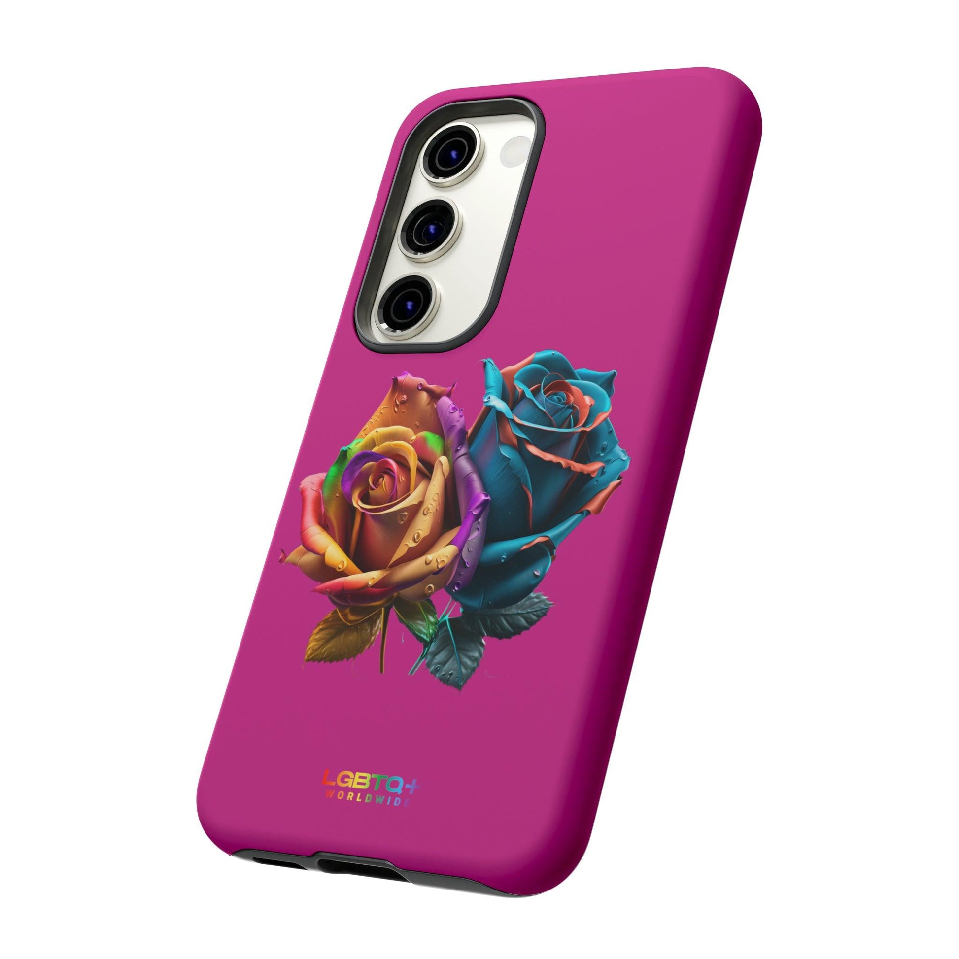 LGBTQWorldwide - ,,ROSEN" Doppelgehäuse Handyhülle Accessories, Glossy, iPhone Cases, Matte, Phone accessory, Phone Cases, Samsung Cases, tough, Valentine's Day Picks lgbtq Bekleidung Accessoires unisex Zubehör