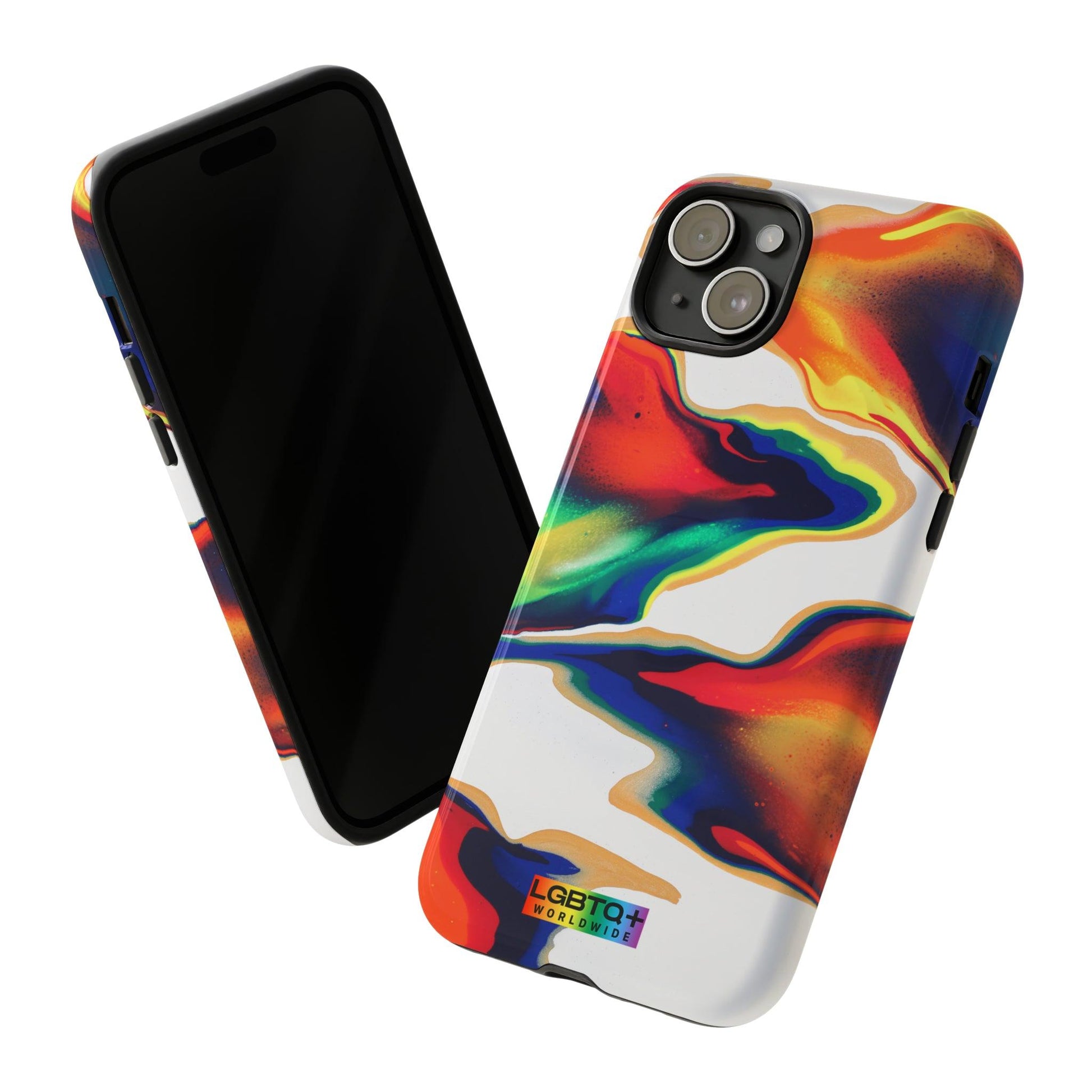 LGBTQWorldwide - ,,EINZIGARTIG" Doppelgehäuse Handyhülle Accessories, Glossy, iPhone Cases, Matte, Phone accessory, Phone Cases, Samsung Cases, Thermo, Valentine's Day Picks lgbtq Bekleidung Accessoires unisex Zubehör