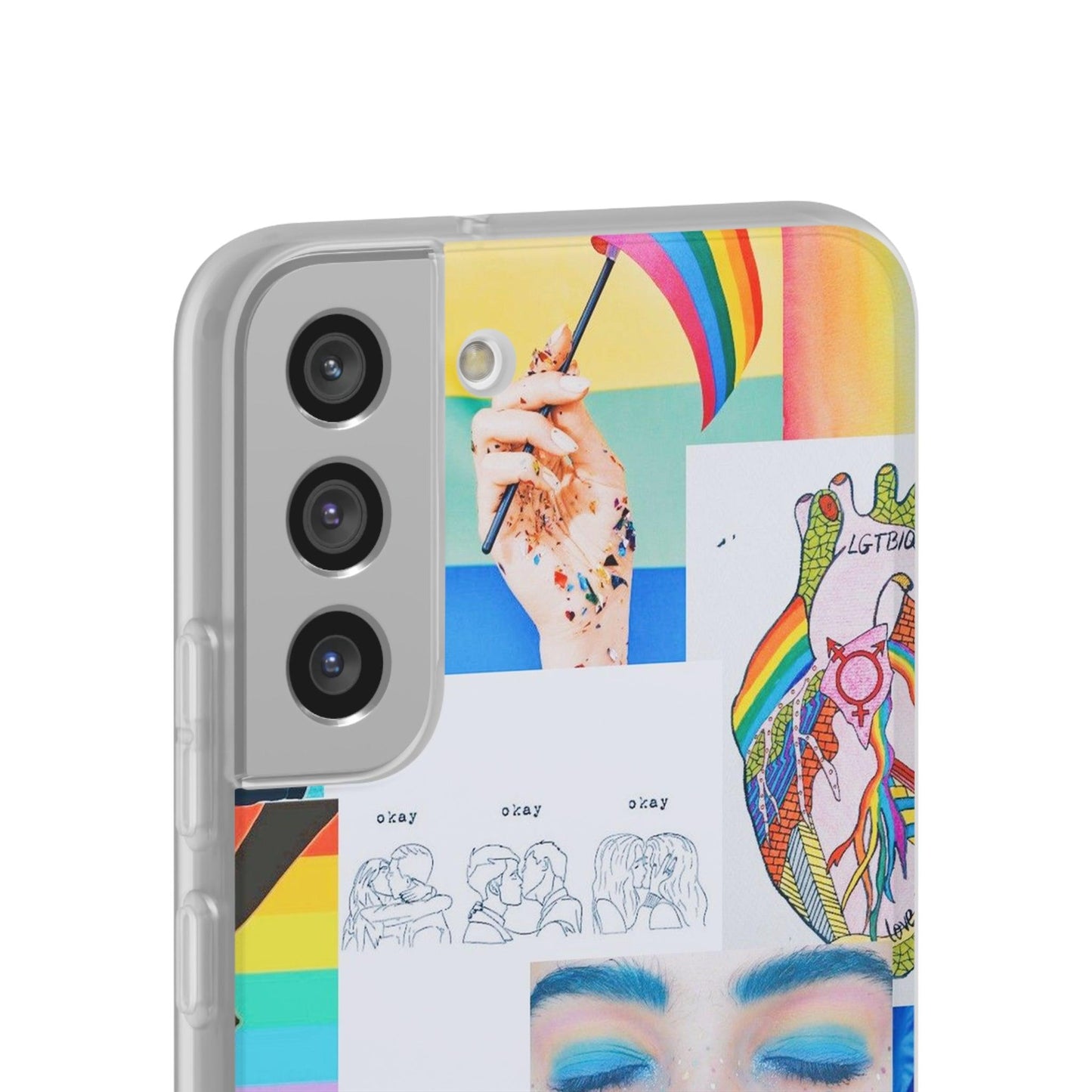 LGBTQWorldwide - ,,SEI FREI" Flexible Handyhülle Accessories, Case, iPhone, iPhone Cases, Phone accessory, Phone Cases, Samsung Cases, silikon, Valentine's Day promotion lgbtq Bekleidung Accessoires unisex Zubehör