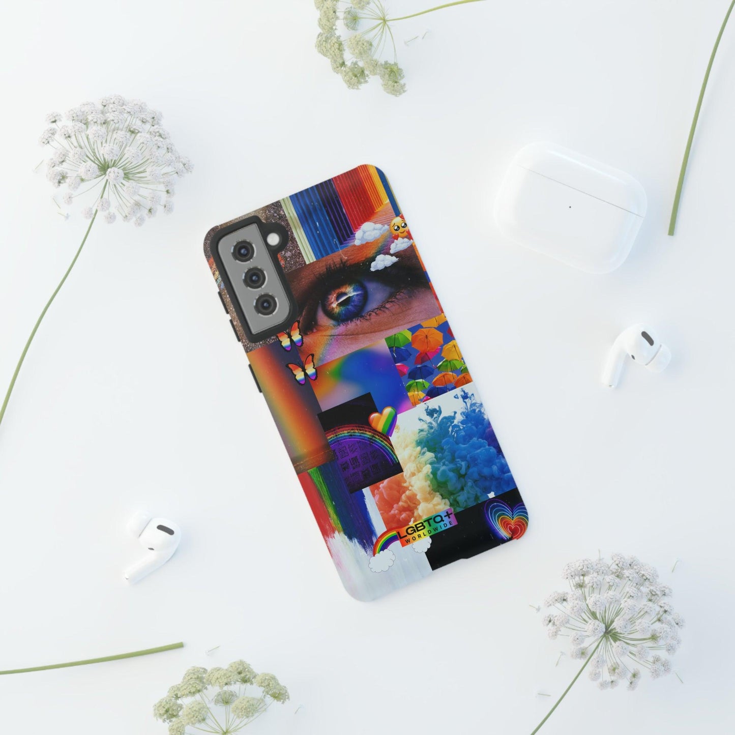 LGBTQWorldwide - ,,VISION" Doppelgehäuse Handyhülle Accessories, Glossy, iPhone Cases, Matte, Phone accessory, Phone Cases, Samsung Cases, Thermo, Valentine's Day Picks lgbtq Bekleidung Accessoires unisex Zubehör