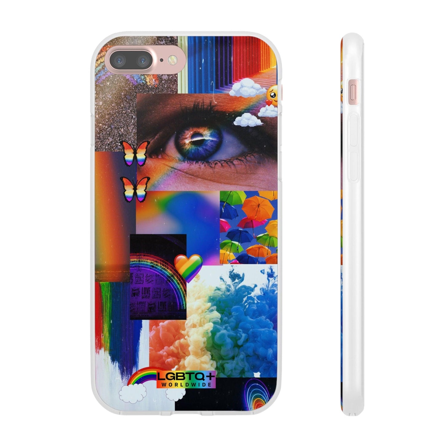 LGBTQWorldwide - ,,VISION" Flexible Handyhülle Accessories, Case, iPhone, iPhone Cases, Phone accessory, Phone Cases, Samsung Cases, silikon, Valentine's Day promotion lgbtq Bekleidung Accessoires unisex Zubehör