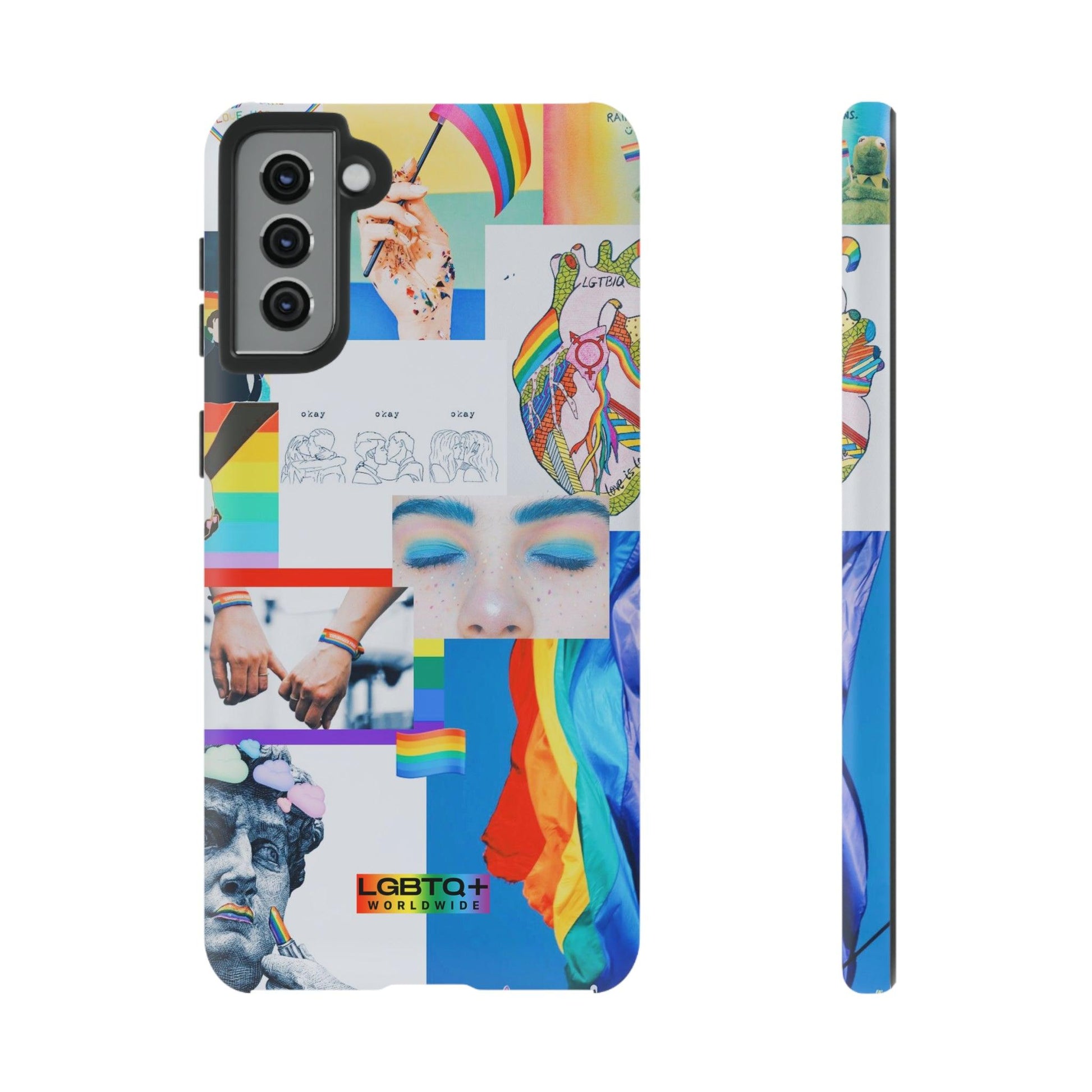 LGBTQWorldwide - ,,LEBEN"Doppelgehäuse Handyhülle Accessories, Glossy, iPhone Cases, Matte, Phone accessory, Phone Cases, Samsung Cases, Thermo, Valentine's Day Picks lgbtq Bekleidung Accessoires unisex Zubehör