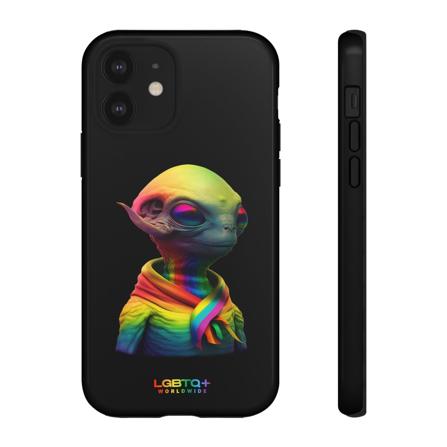 LGBTQWorldwide - ,,ALIEN" Doppelgehäuse Handyhülle Accessories, Glossy, iPhone Cases, Matte, Phone accessory, Phone Cases, Samsung Cases, tough, Valentine's Day Picks lgbtq Bekleidung Accessoires unisex Zubehör