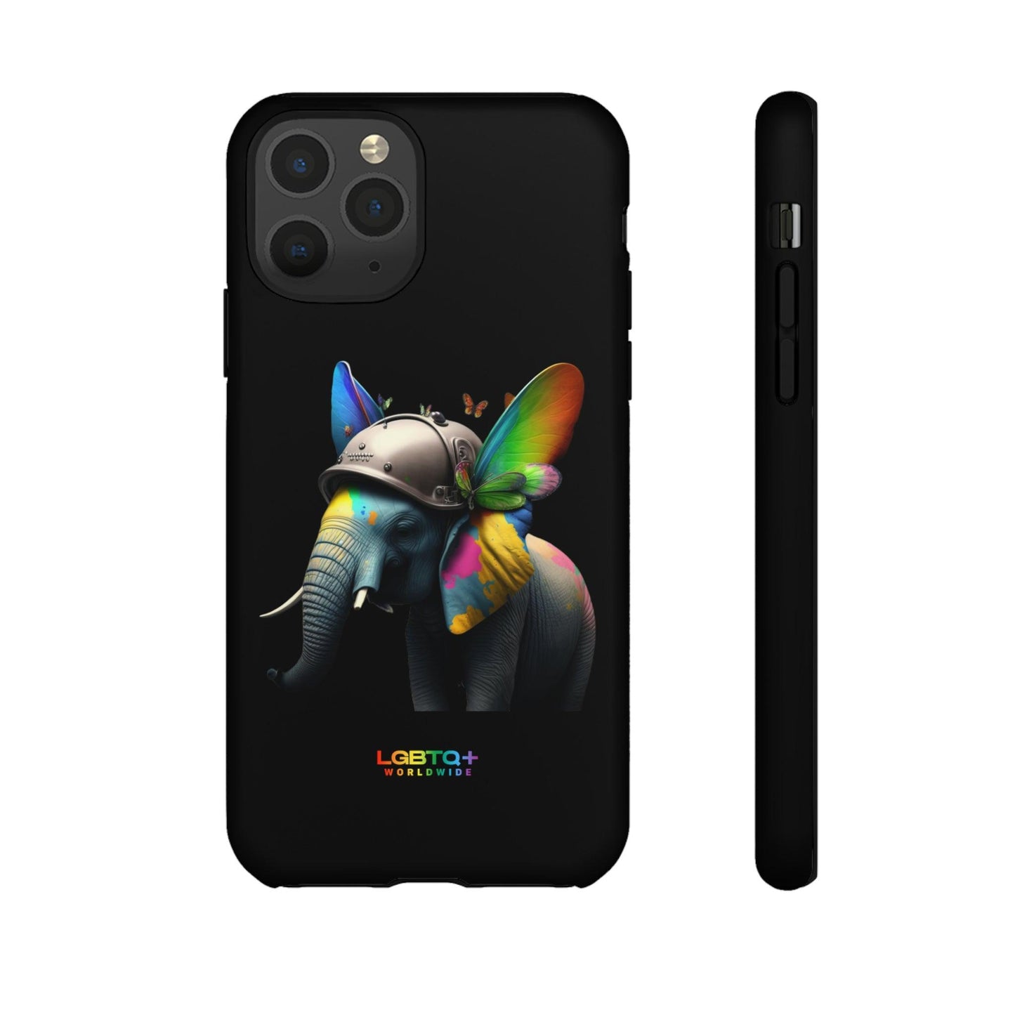 LGBTQWorldwide - ,,ELEFANT" Doppelgehäuse Handyhülle Accessories, Glossy, iPhone Cases, Matte, Phone accessory, Phone Cases, Samsung Cases, tough, Valentine's Day Picks lgbtq Bekleidung Accessoires unisex Zubehör