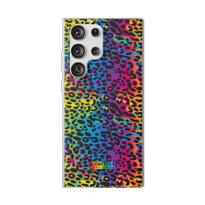 LGBTQWorldwide - ,,LEOPARD" Flexible Handyhülle Accessories, Case, iPhone, iPhone Cases, Phone accessory, Phone Cases, Samsung Cases, silikon, Valentine's Day promotion lgbtq Bekleidung Accessoires unisex Zubehör