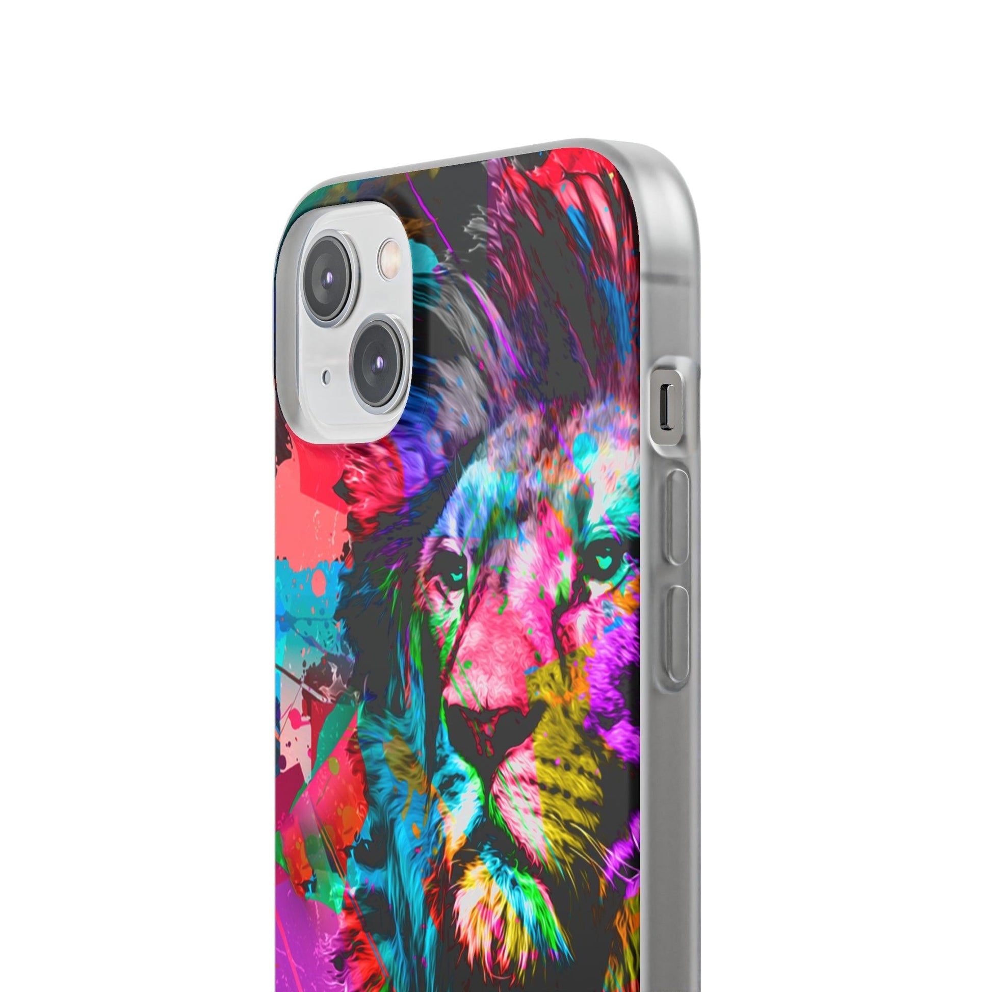 LGBTQWorldwide - ,,STARKER LÖWE" Flexible Handyhülle Accessories, Case, iPhone, iPhone Cases, Phone accessory, Phone Cases, Samsung Cases, silikon, Valentine's Day promotion lgbtq Bekleidung Accessoires unisex Zubehör