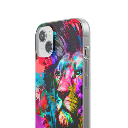 LGBTQWorldwide - ,,STARKER LÖWE" Flexible Handyhülle Accessories, Case, iPhone, iPhone Cases, Phone accessory, Phone Cases, Samsung Cases, silikon, Valentine's Day promotion lgbtq Bekleidung Accessoires unisex Zubehör