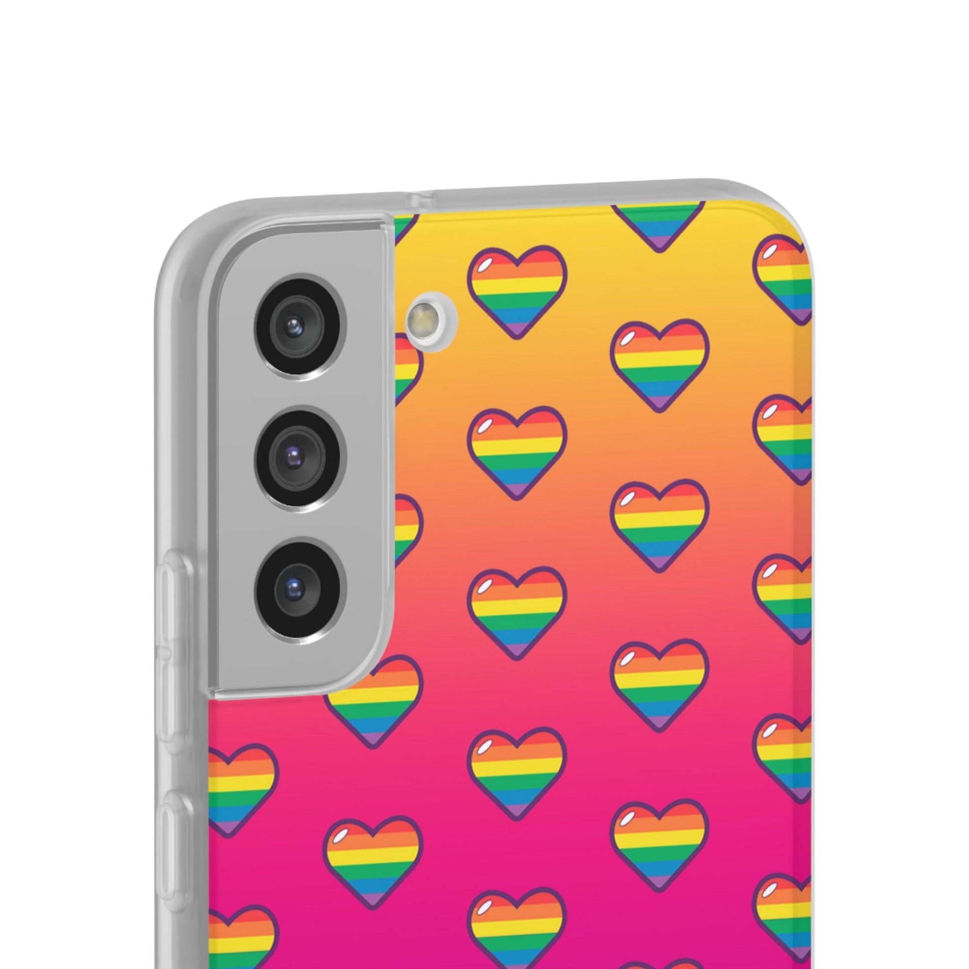 LGBTQWorldwide - ,,HERZEN" Flexible Handyhülle Accessories, Case, iPhone, iPhone Cases, Phone accessory, Phone Cases, Samsung Cases, silikon, Valentine's Day promotion lgbtq Bekleidung Accessoires unisex Zubehör