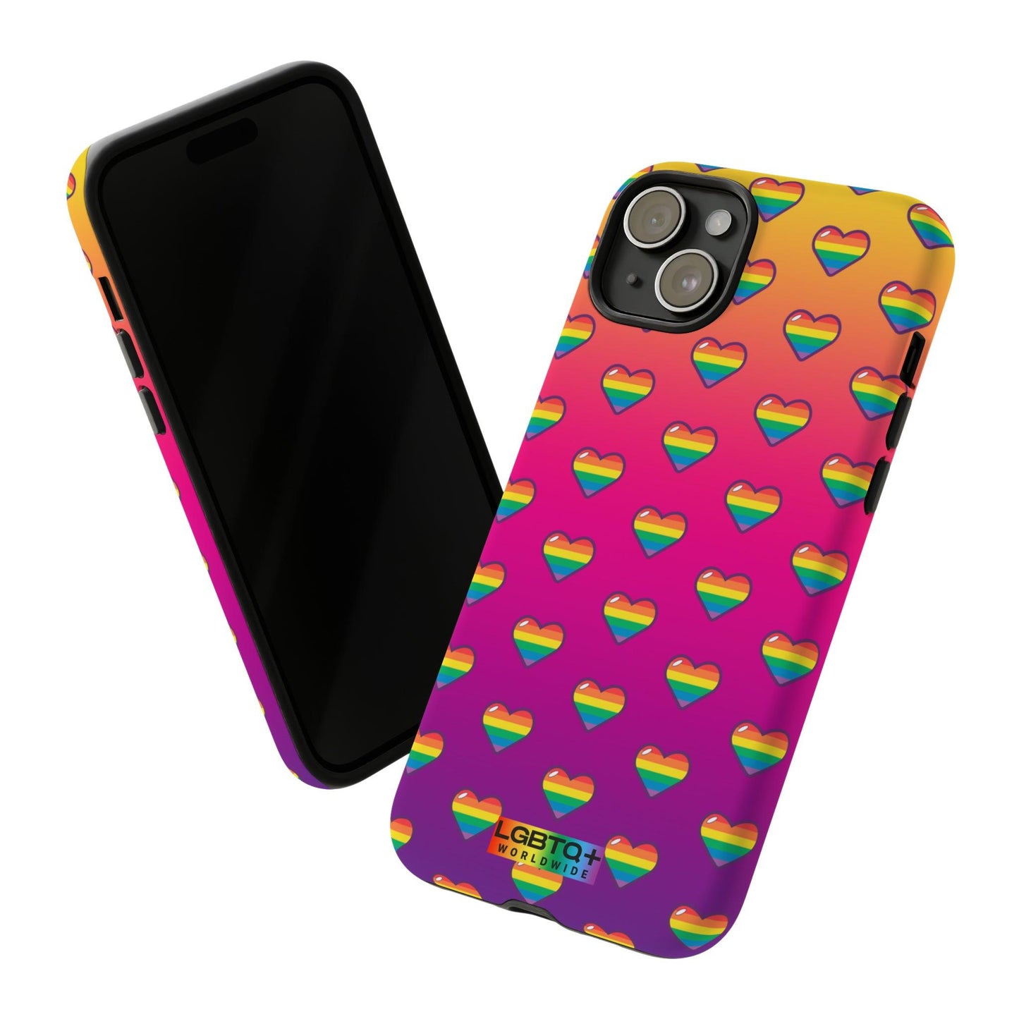 LGBTQWorldwide - ,,HERZ" Doppelgehäuse Handyhülle Accessories, Glossy, iPhone Cases, Matte, Phone accessory, Phone Cases, Samsung Cases, Thermo, Valentine's Day Picks lgbtq Bekleidung Accessoires unisex Zubehör