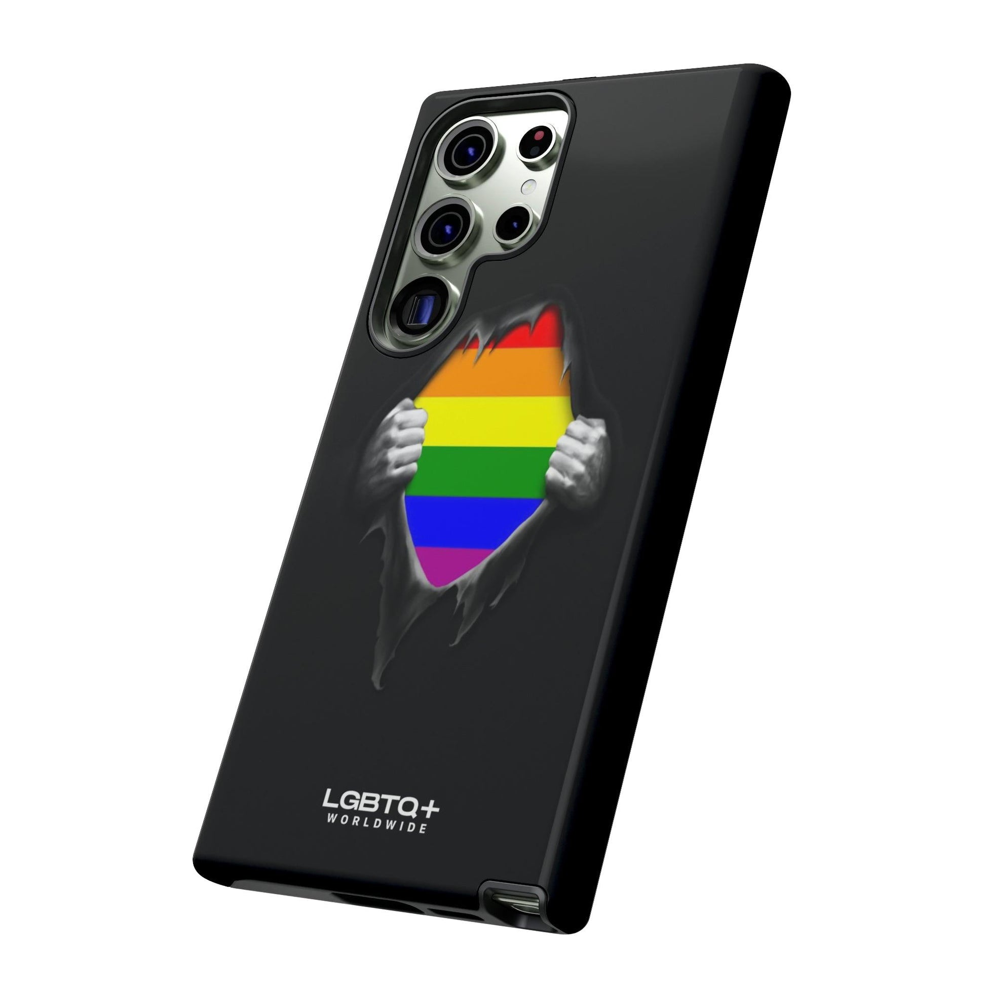 LGBTQWorldwide - ,,SCHWARZES LOCH" Doppelgehäuse Handyhülle Accessories, Glossy, iPhone Cases, Matte, Phone accessory, Phone Cases, Samsung Cases, Thermo, Valentine's Day Picks lgbtq Bekleidung Accessoires unisex Zubehör