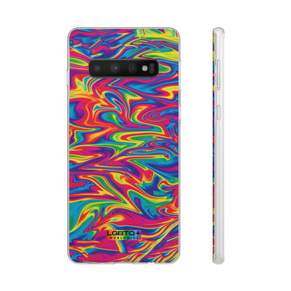 LGBTQWorldwide - ,,ABSTRACT" Flexible Handyhülle Accessories, Case, iPhone, iPhone Cases, Phone accessory, Phone Cases, Samsung Cases, silikon, Valentine's Day promotion lgbtq Bekleidung Accessoires unisex Zubehör