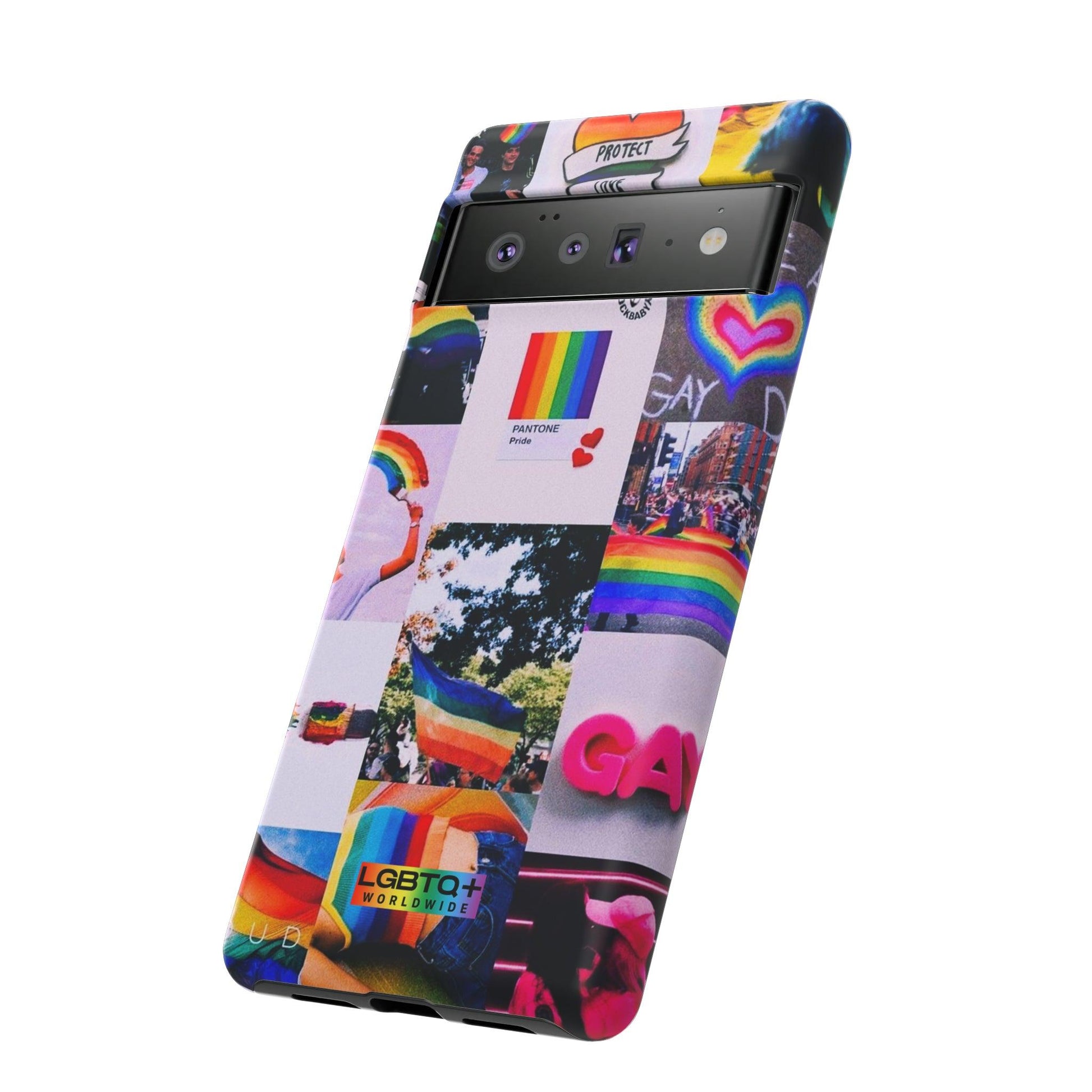 LGBTQWorldwide - ,,REGENBOGEN" Doppelgehäuse Handyhülle Accessories, Glossy, iPhone Cases, Matte, Phone accessory, Phone Cases, Samsung Cases, Thermo, Valentine's Day Picks lgbtq Bekleidung Accessoires unisex Zubehör