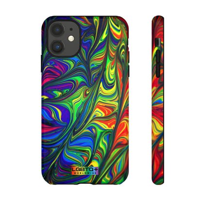 LGBTQWorldwide - ,,ILLUSION" Doppelgehäuse Handyhülle Accessories, Glossy, iPhone Cases, Matte, Phone accessory, Phone Cases, Samsung Cases, Thermo, Valentine's Day Picks lgbtq Bekleidung Accessoires unisex Zubehör