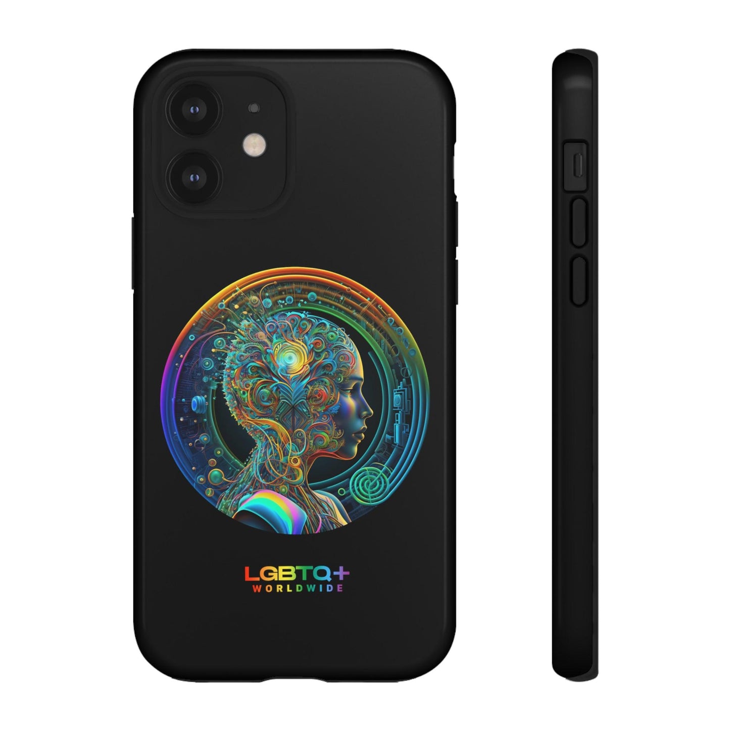 LGBTQWorldwide - ,,INTELLIGENT" Doppelgehäuse Handyhülle Accessories, Glossy, iPhone Cases, Matte, Phone accessory, Phone Cases, Samsung Cases, tough, Valentine's Day Picks lgbtq Bekleidung Accessoires unisex Zubehör