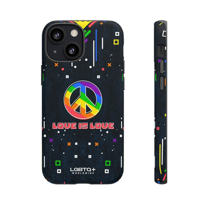 LGBTQWorldwide - ,,PEACE" Doppelgehäuse Handyhülle Accessories, Glossy, iPhone Cases, Matte, Phone accessory, Phone Cases, Samsung Cases, Thermo, Valentine's Day Picks lgbtq Bekleidung Accessoires unisex Zubehör