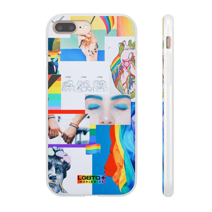 LGBTQWorldwide - ,,SEI FREI" Flexible Handyhülle Accessories, Case, iPhone, iPhone Cases, Phone accessory, Phone Cases, Samsung Cases, silikon, Valentine's Day promotion lgbtq Bekleidung Accessoires unisex Zubehör