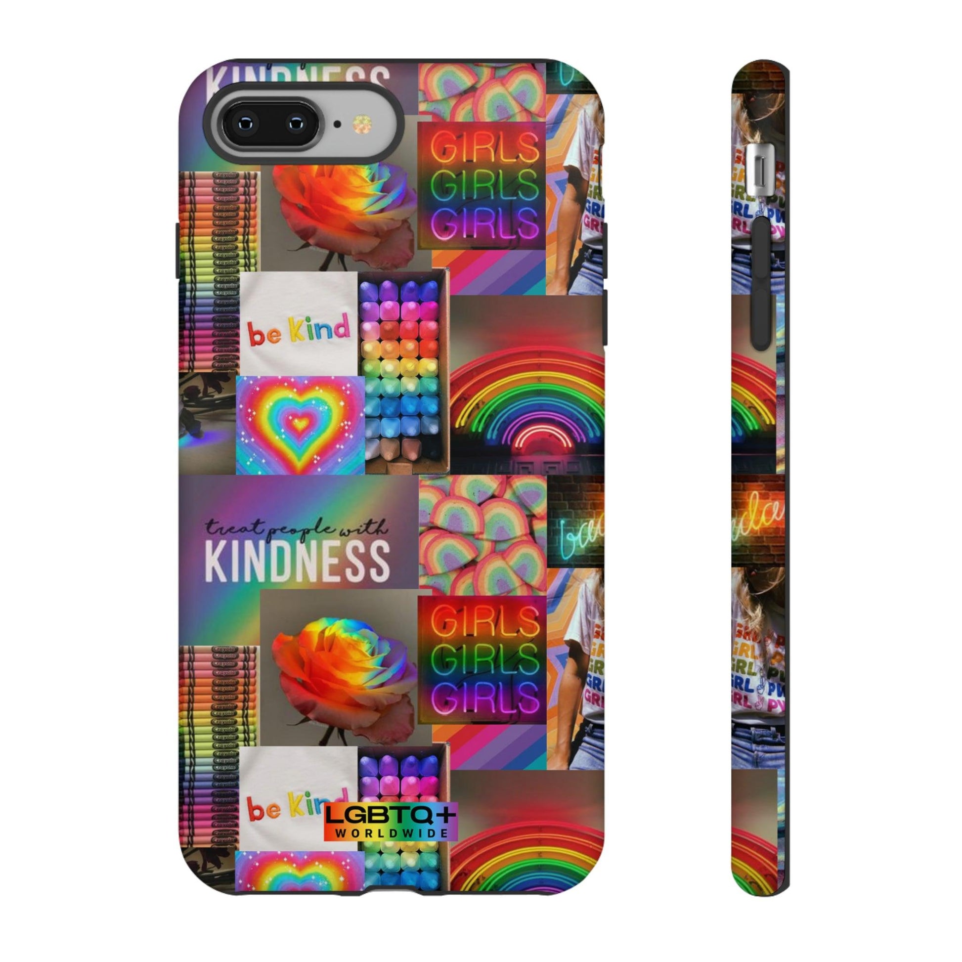 LGBTQWorldwide - ,,FREUNDLICH" Doppelgehäuse Handyhülle Accessories, Glossy, iPhone Cases, Matte, Phone accessory, Phone Cases, Samsung Cases, Thermo, Valentine's Day Picks lgbtq Bekleidung Accessoires unisex Zubehör