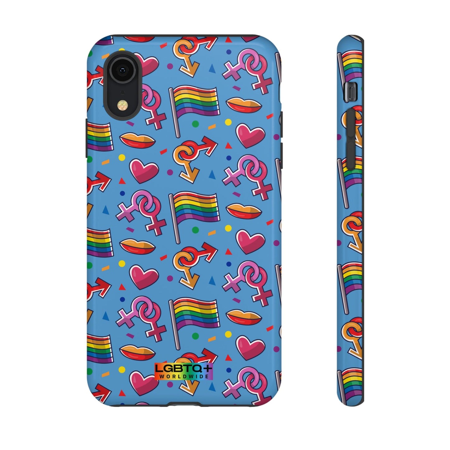 LGBTQWorldwide - ,,FÜHL DICH FREI" Doppelgehäuse Handyhülle Accessories, Glossy, iPhone Cases, Matte, Phone accessory, Phone Cases, Samsung Cases, Thermo, Valentine's Day Picks lgbtq Bekleidung Accessoires unisex Zubehör