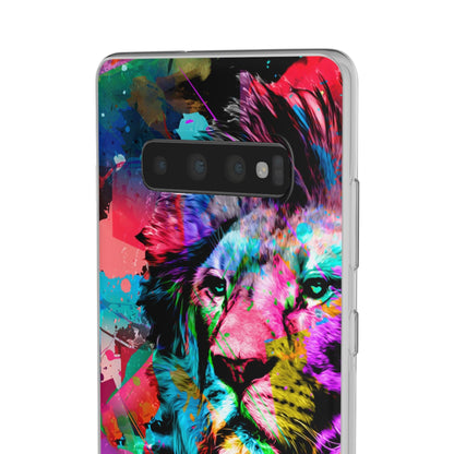 LGBTQWorldwide - ,,STARKER LÖWE" Flexible Handyhülle Accessories, Case, iPhone, iPhone Cases, Phone accessory, Phone Cases, Samsung Cases, silikon, Valentine's Day promotion lgbtq Bekleidung Accessoires unisex Zubehör