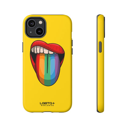 LGBTQWorldwide - ,,ZUNGE" Doppelgehäuse Handyhülle Accessories, Glossy, iPhone Cases, Matte, Phone accessory, Phone Cases, Samsung Cases, Thermo, Valentine's Day Picks lgbtq Bekleidung Accessoires unisex Zubehör