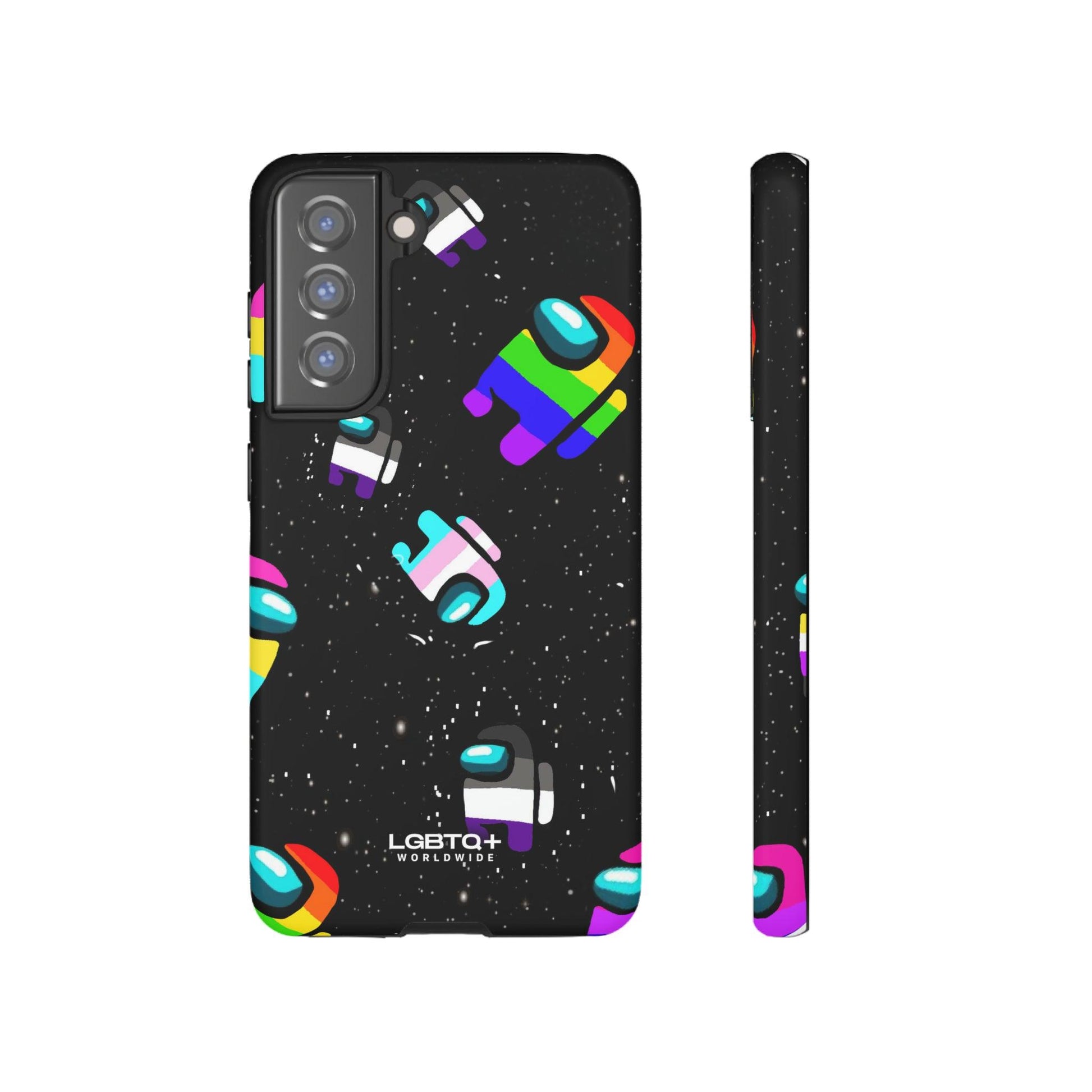 LGBTQWorldwide - ,,IMPOSTER" Doppelgehäuse Handyhülle Accessories, Glossy, iPhone Cases, Matte, Phone accessory, Phone Cases, Samsung Cases, Thermo, Valentine's Day Picks lgbtq Bekleidung Accessoires unisex Zubehör